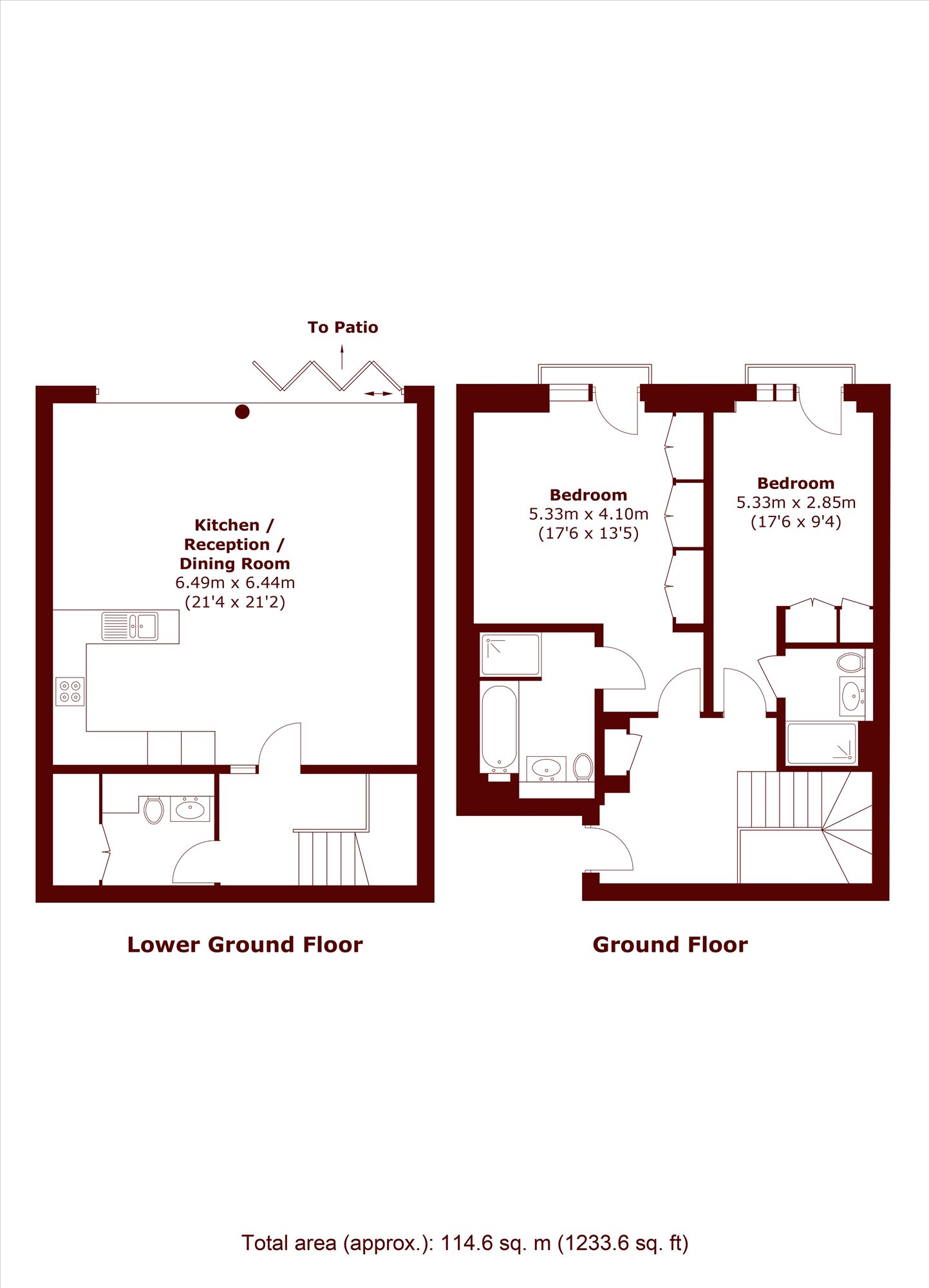 30, Landau Apartments, London floorplan