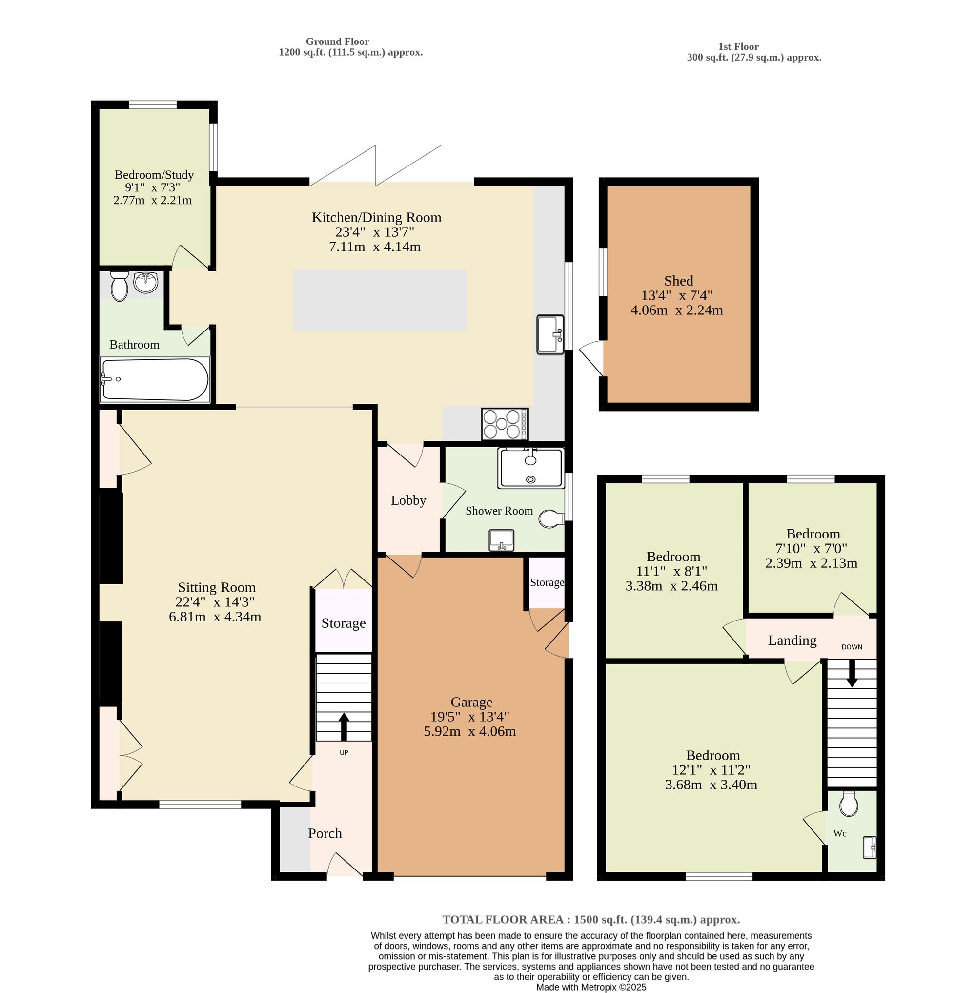 22 Preston Avenue, Wymondham floorplan