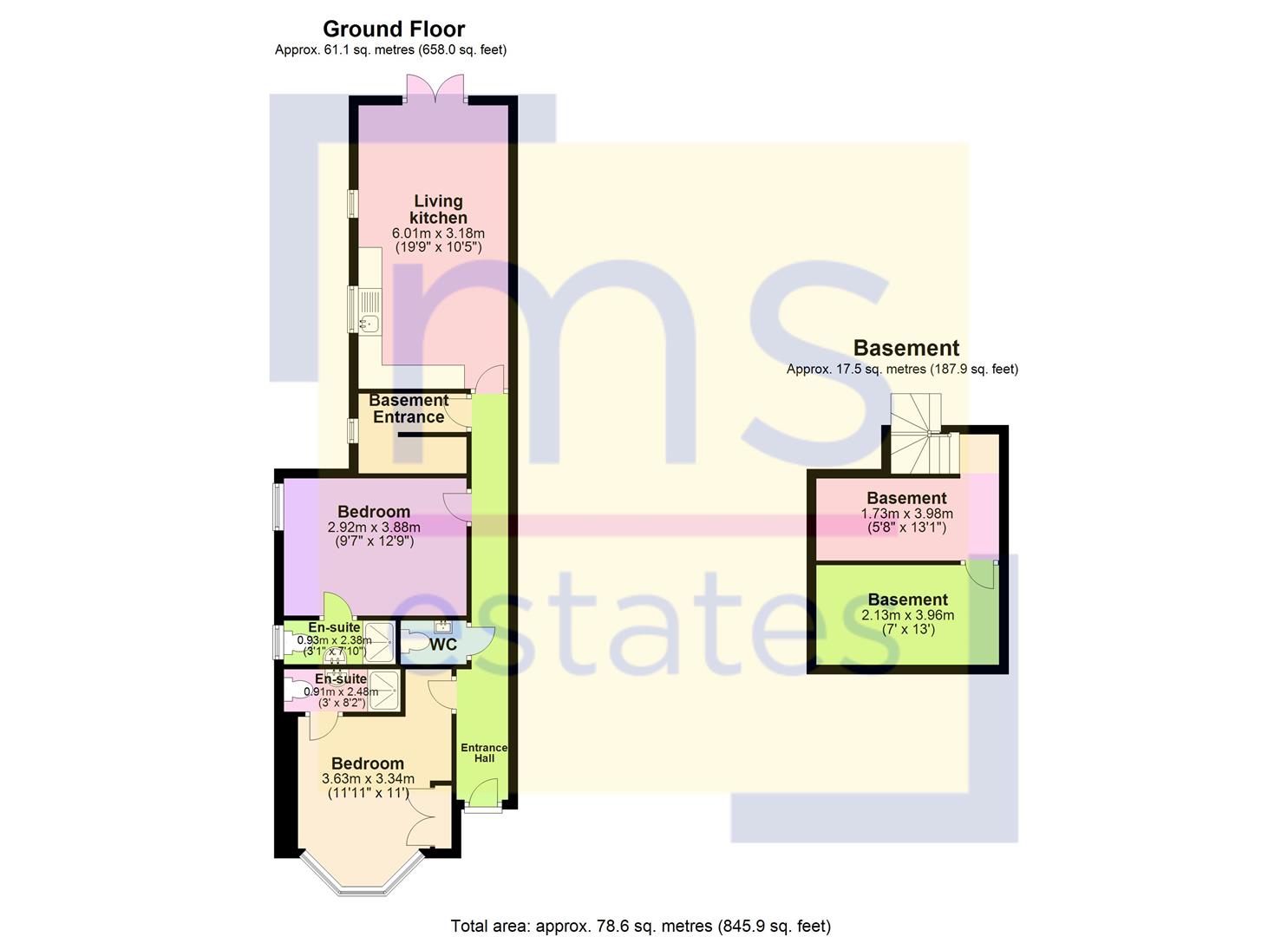 Seely Road, Nottingham floorplan