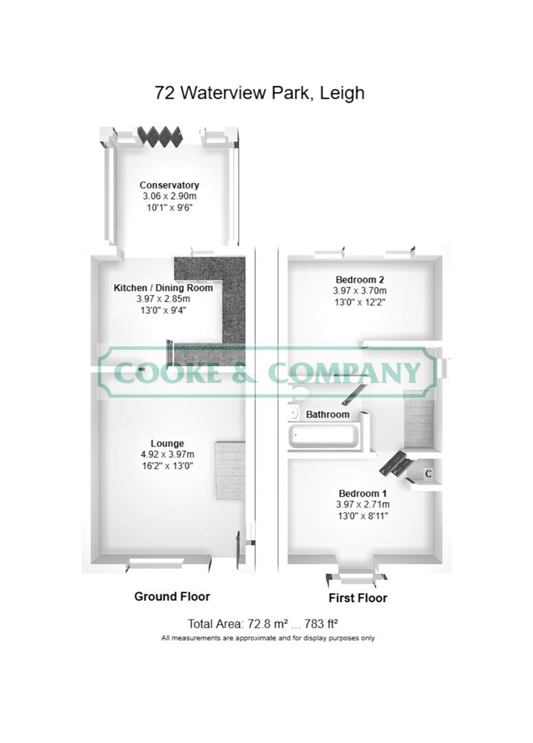 72, Water View Park, Leigh floorplan