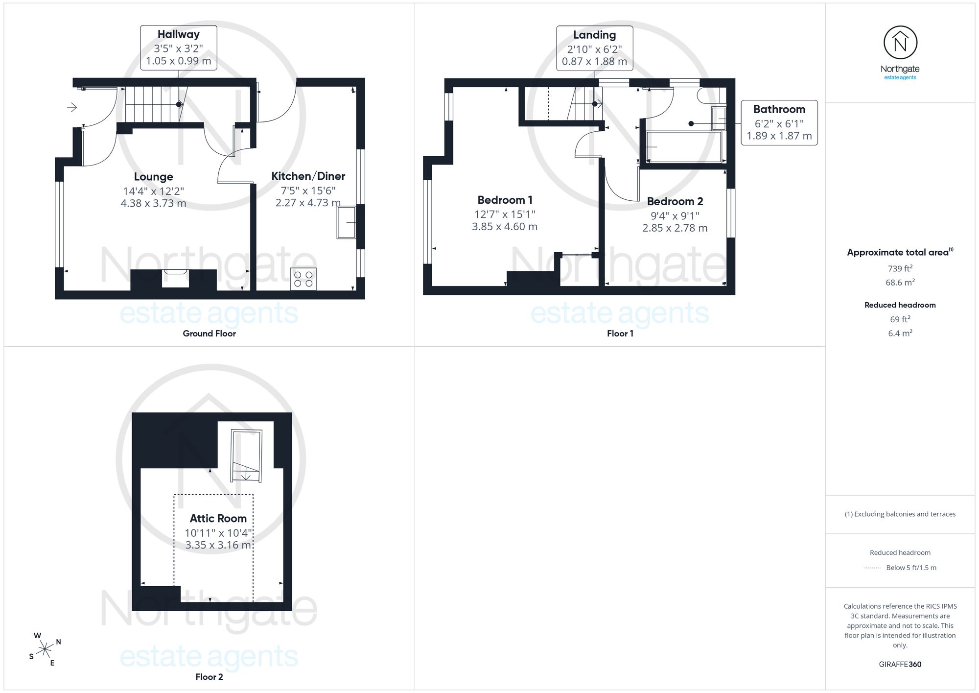 23 Myrtle Gardens, Darlington floorplan
