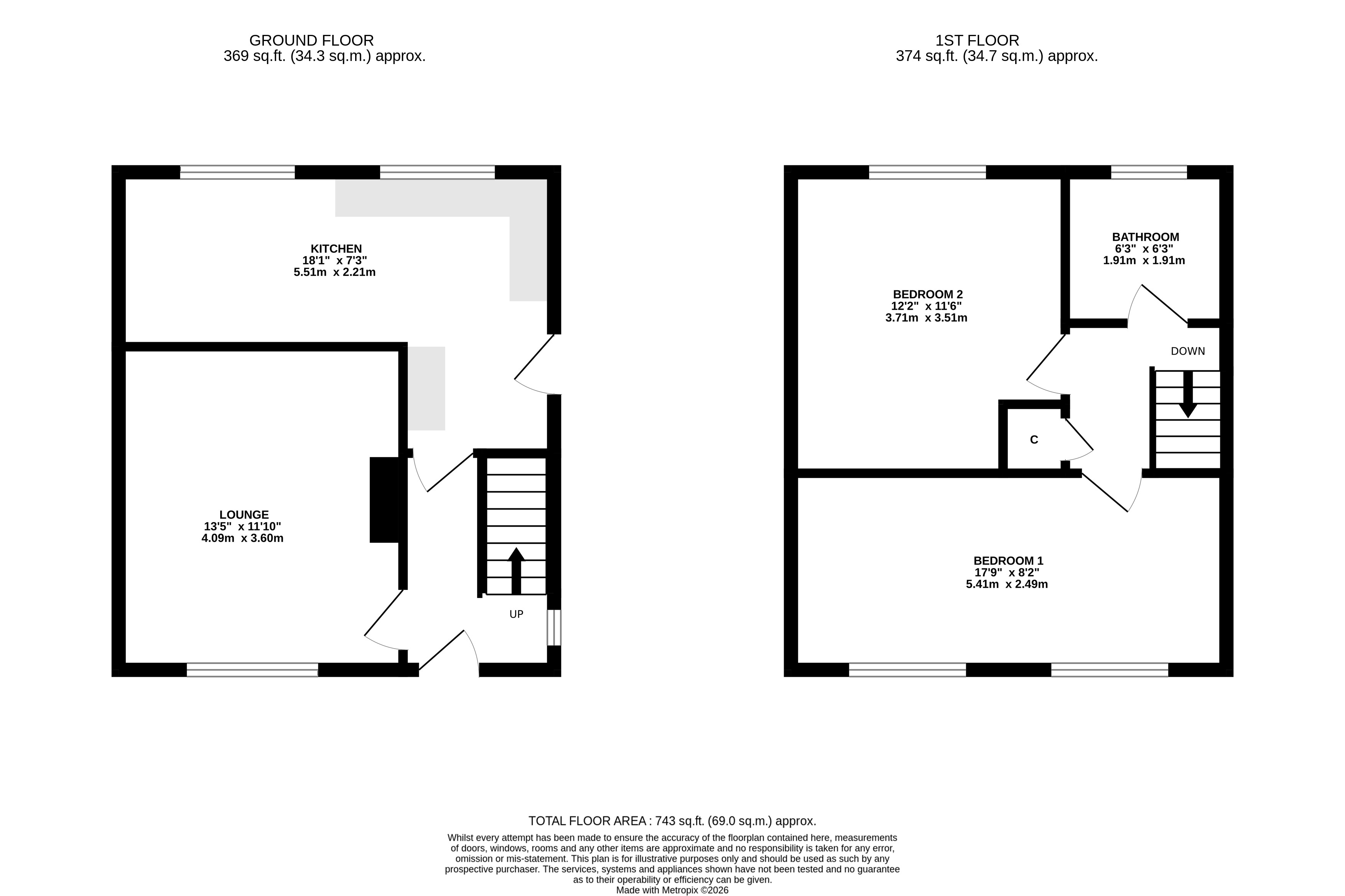 96, Tennyson Street, Leeds floorplan
