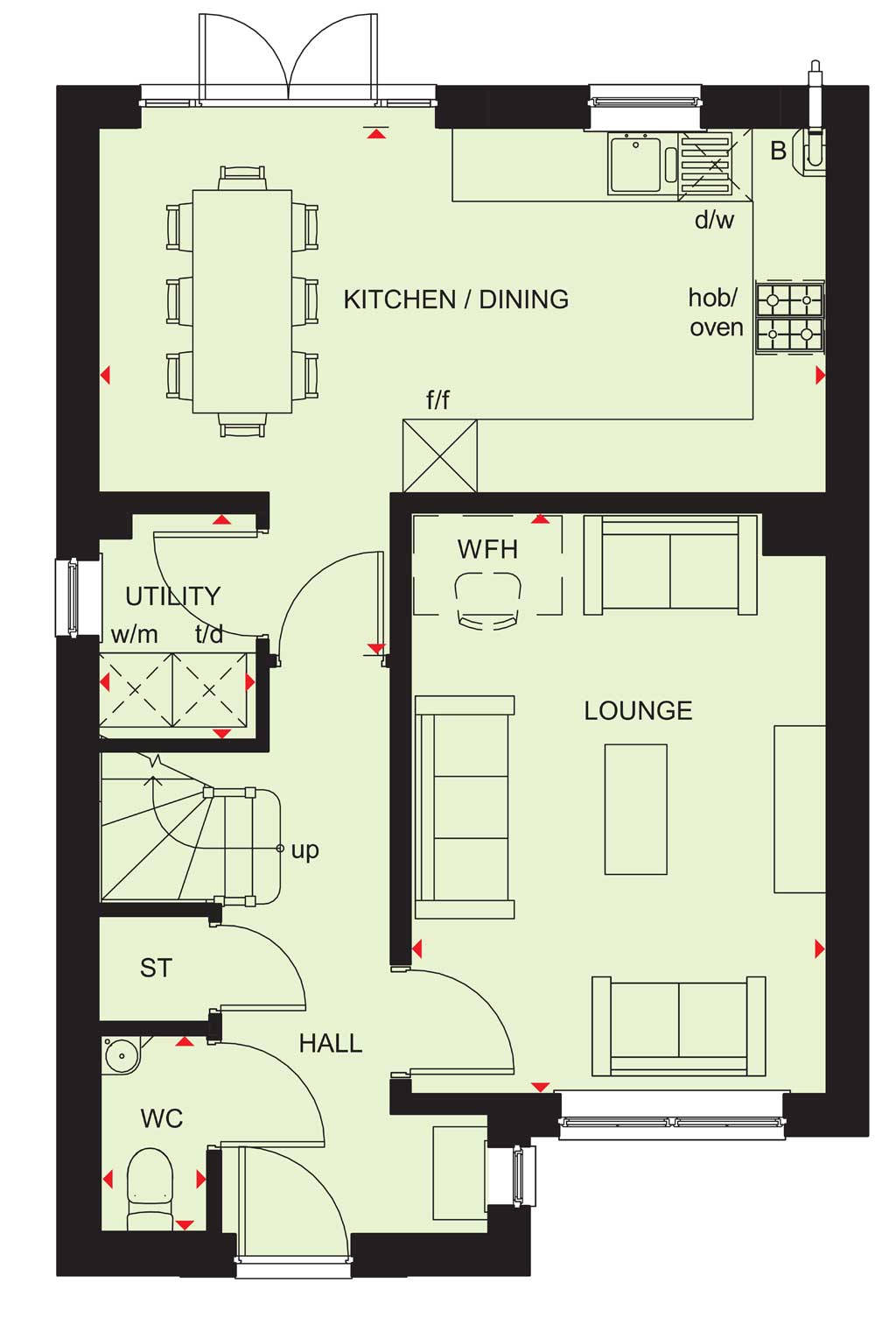 Plot 20, The Kingsley, The Watchmakers, Coventry floorplan