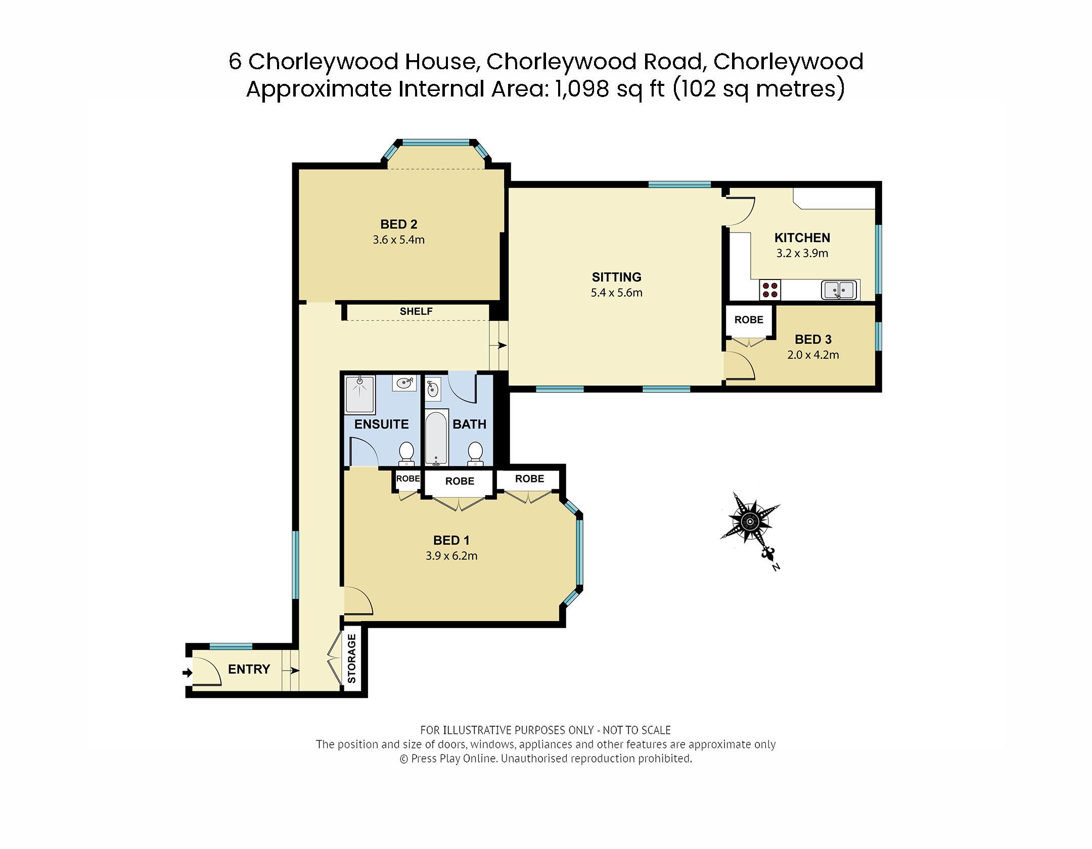 Chorleywood House Drive, Chorleywood, Rickmansworth WD3, 3 bedroom flat
