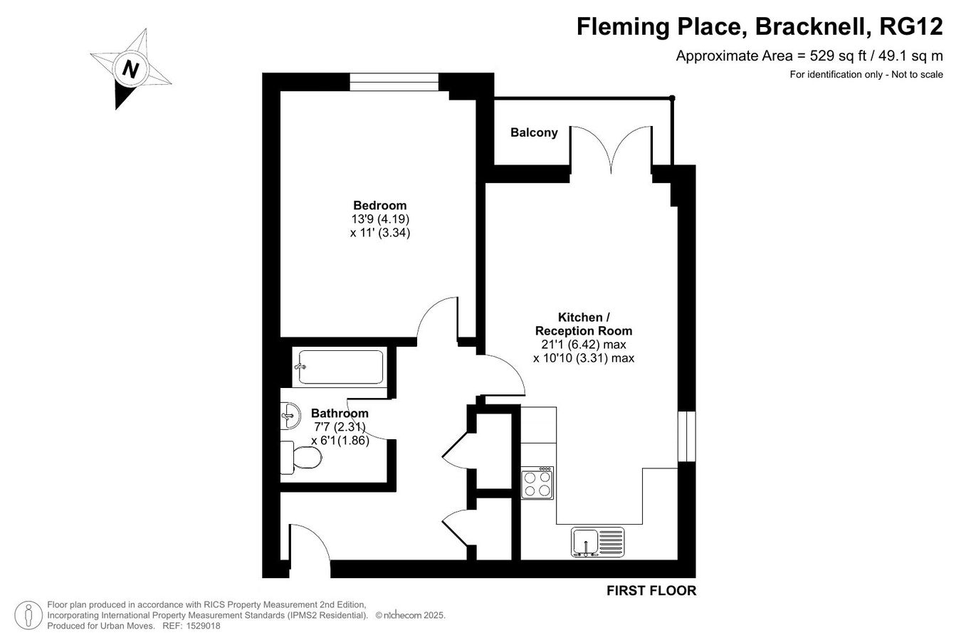 65, Fleming Place, Bracknell floorplan
