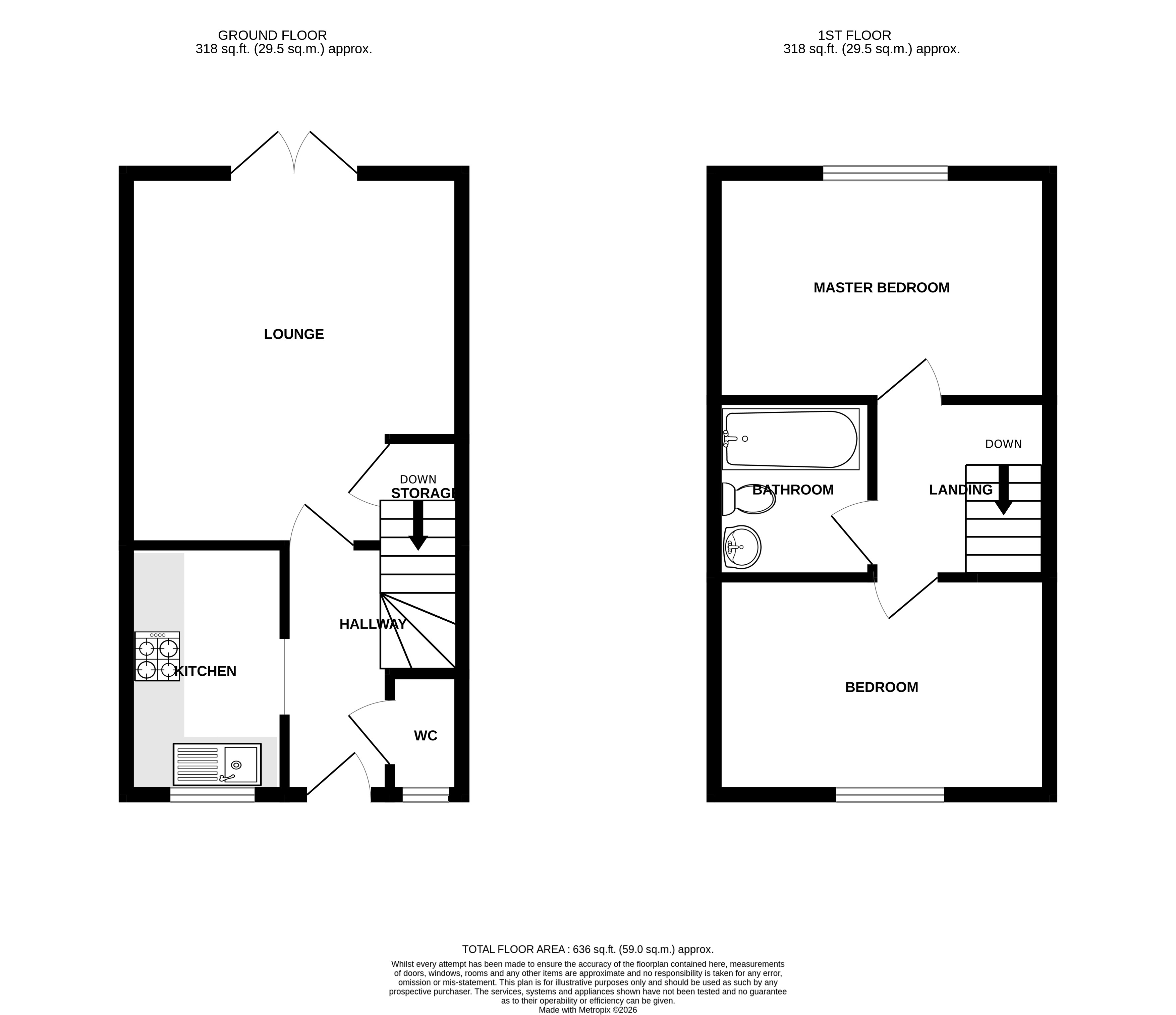 5 Navy Close, Burbage floorplan