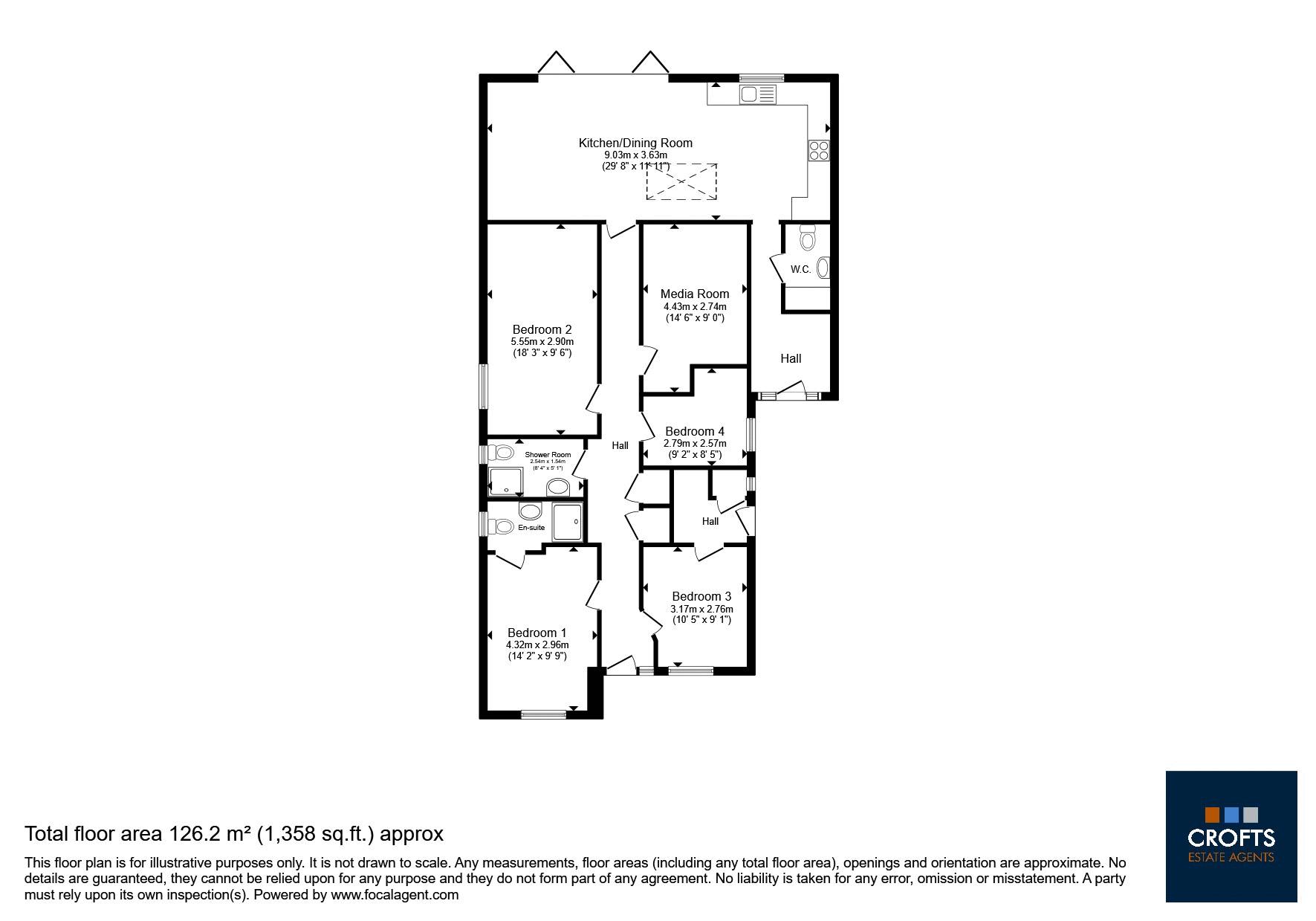 10, Whelpton Close, Horncastle floorplan