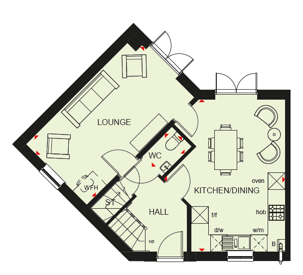 H8703132, Tansy Road, Priors Hall Park, Corby floorplan
