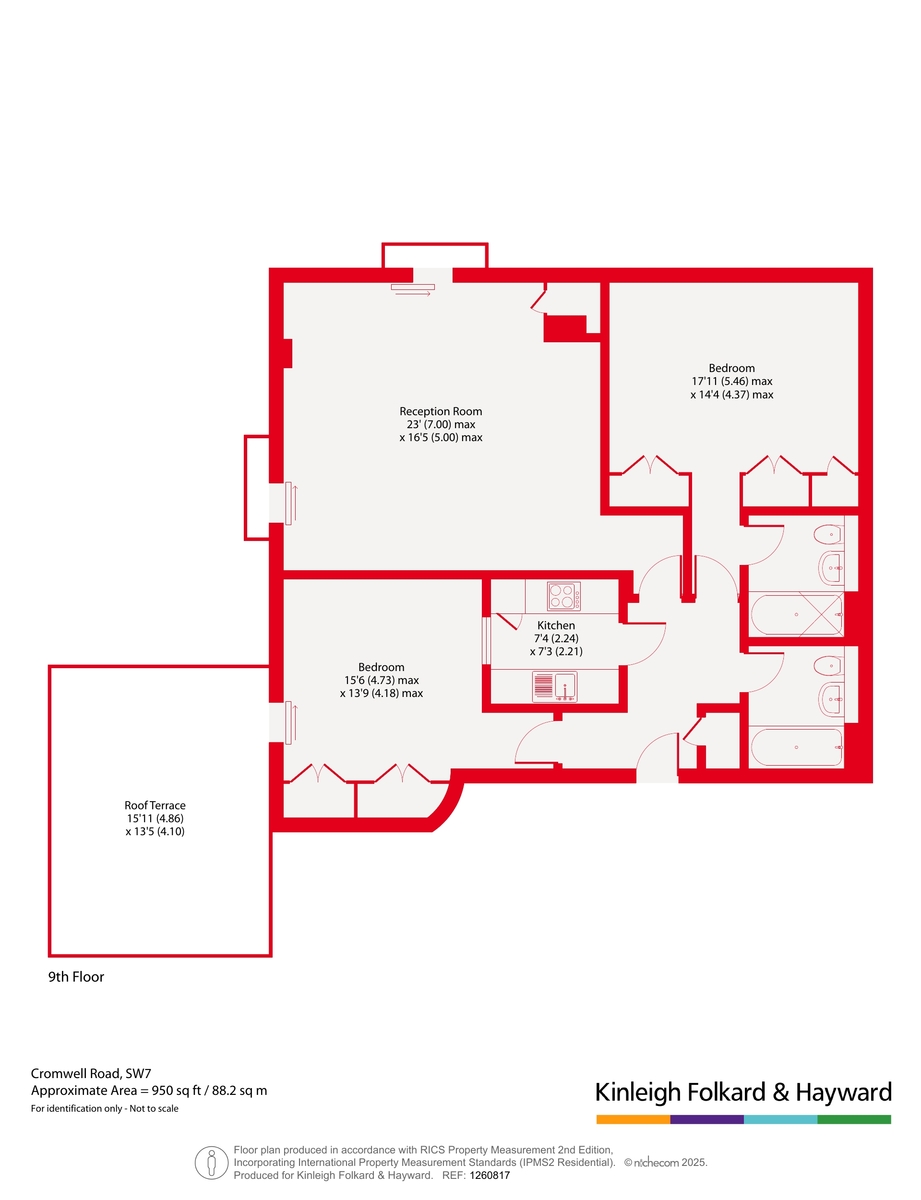 948 Point West, 116, Cromwell Road, London floorplan