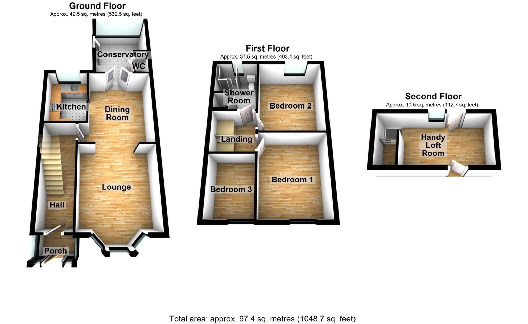 50, Milton Road, Belvedere floorplan