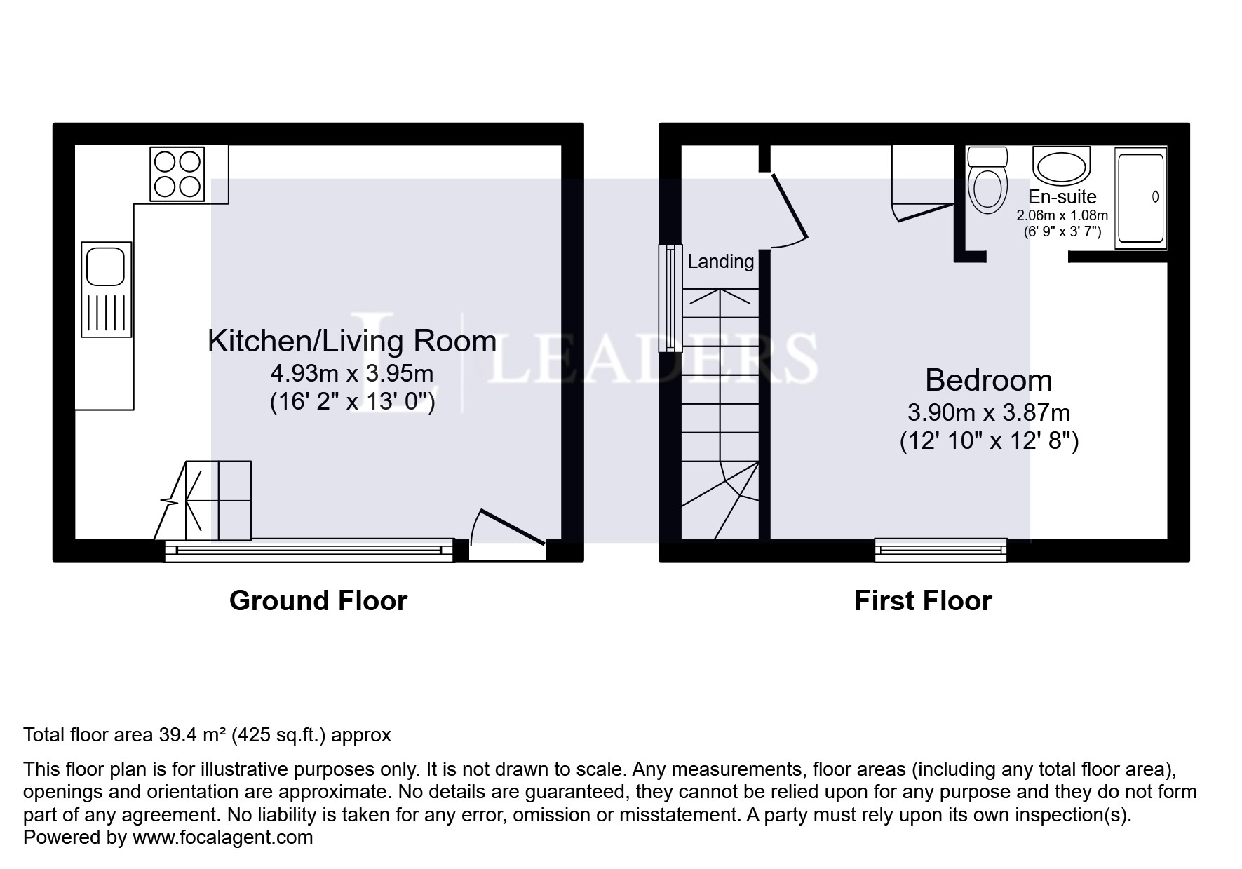 23C, George Street, Riddings floorplan