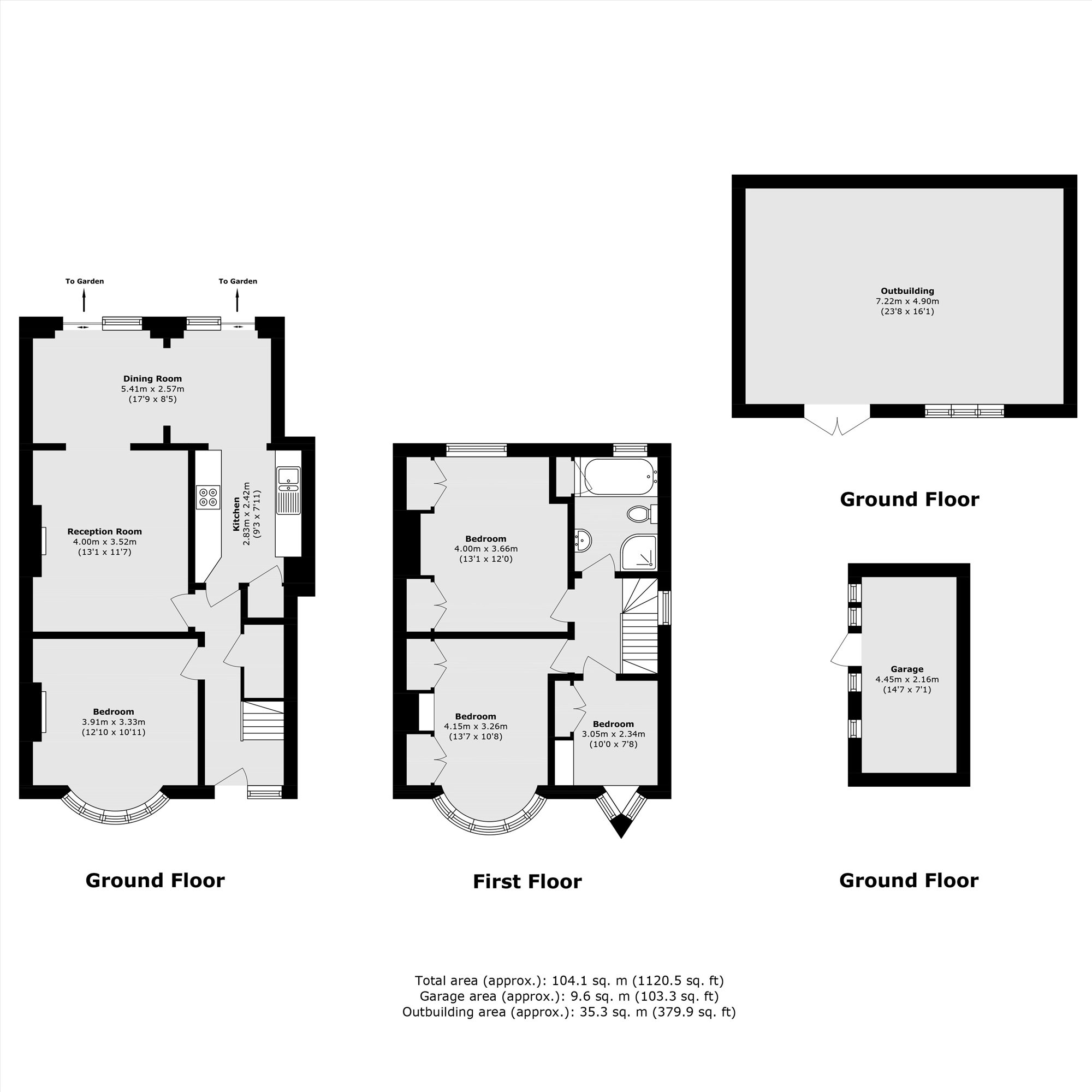 254, Wricklemarsh Road, London floorplan