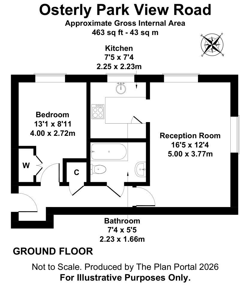1,30, Osterley Park View Road, London floorplan