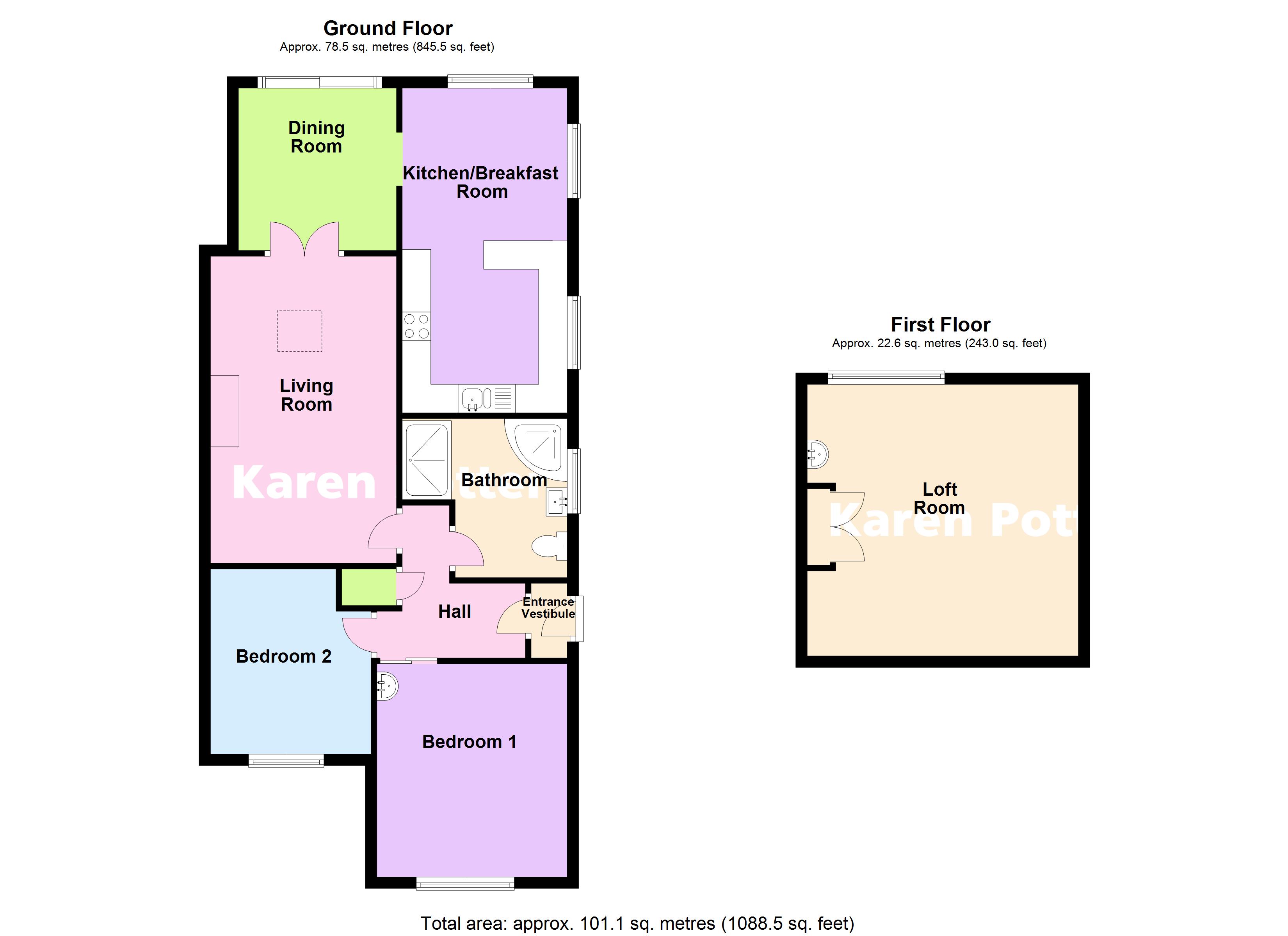 Fylde Road Marshside Southport Pr9 2 Bedroom Semi Detached Bungalow