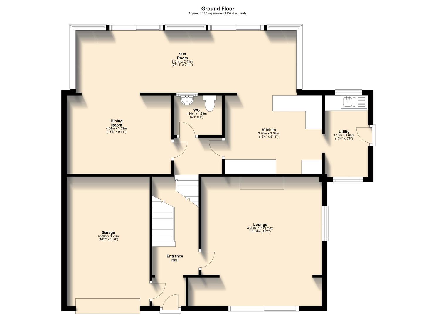 76, Moorland View, Plymouth floorplan