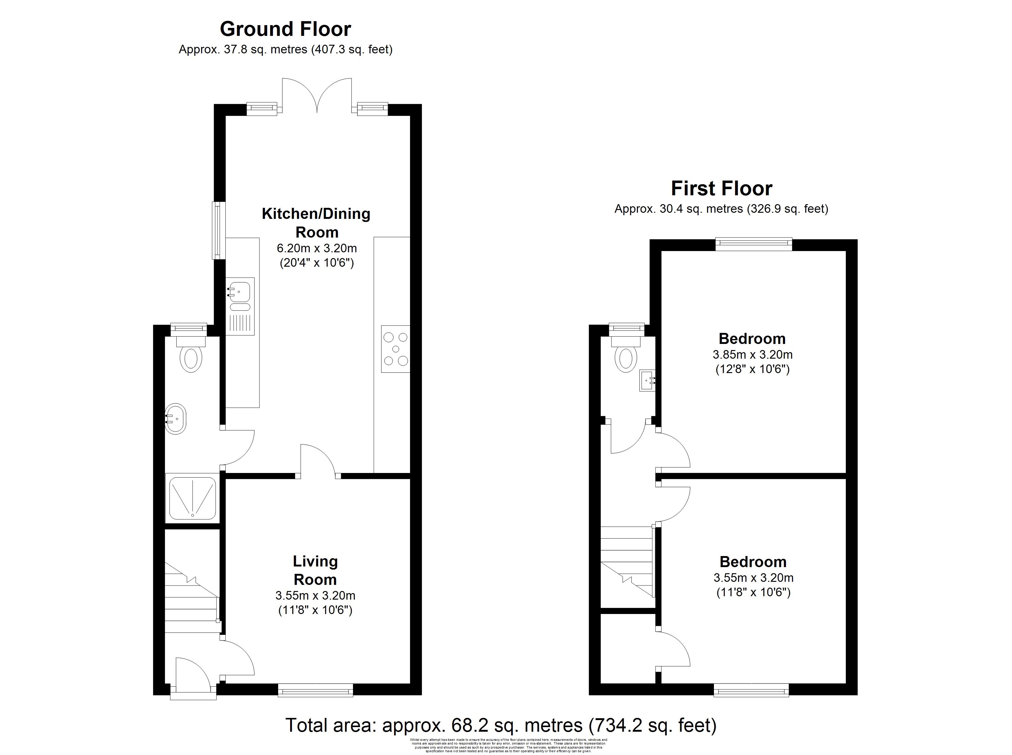 2 Bedrooms Semi-detached house to rent in North Lane, Aldershot GU12