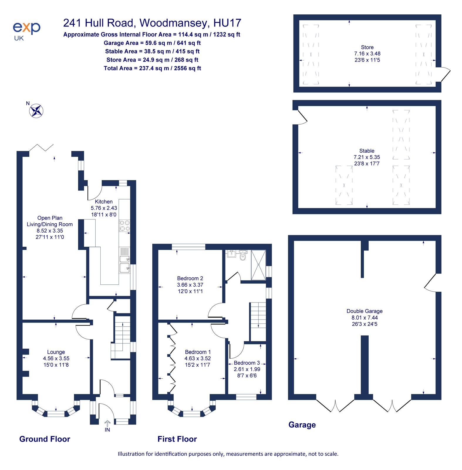 241, Hull Road, Beverley floorplan