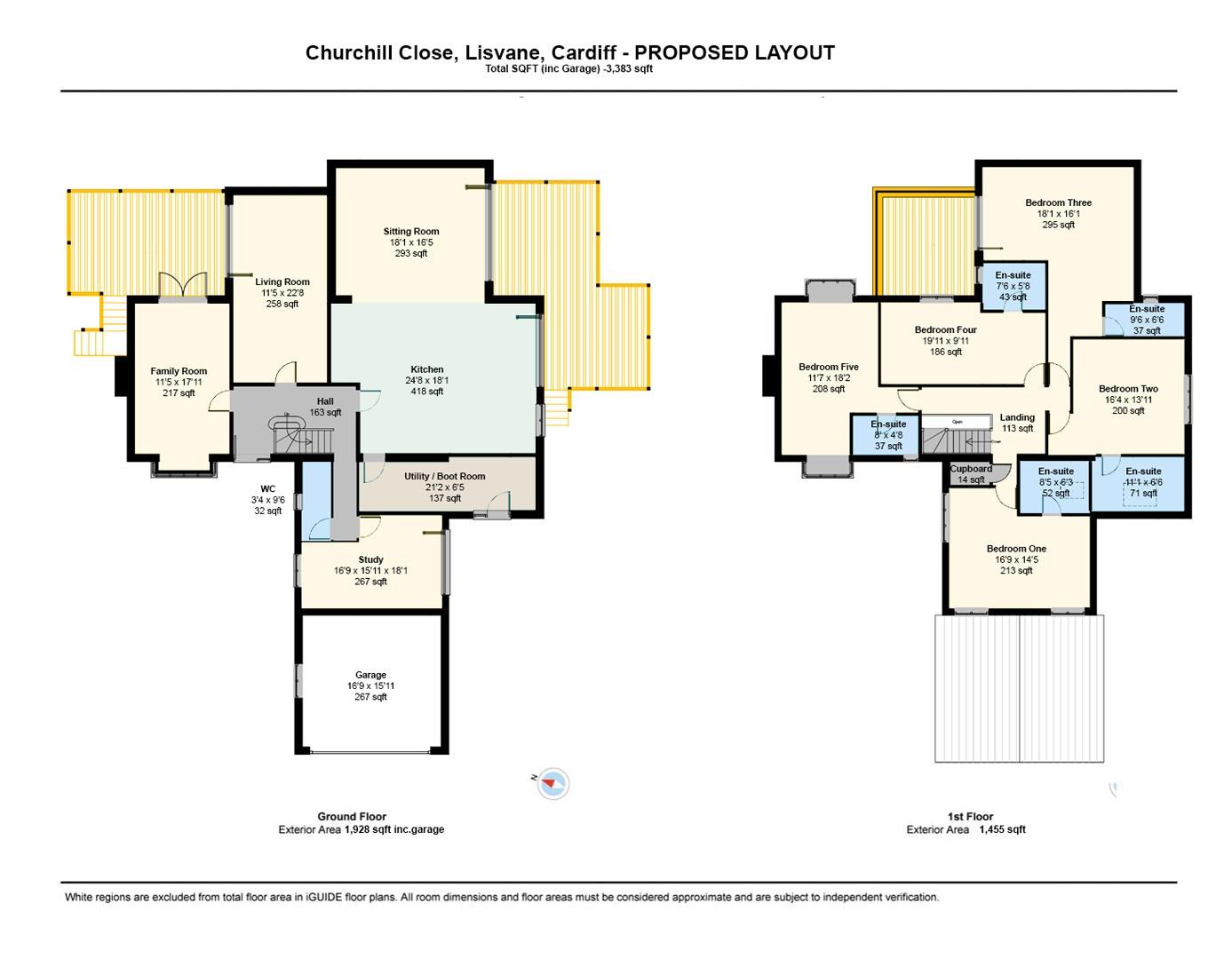 7, Churchill Close, Cardiff floorplan