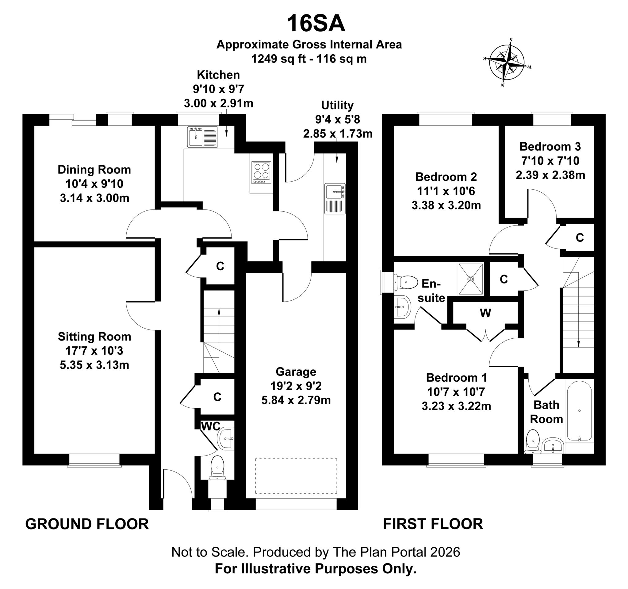 16, Sandbourne Avenue, Blandford Forum floorplan