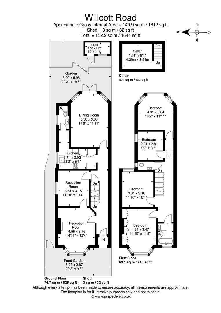 37, Willcott Road, London floorplan