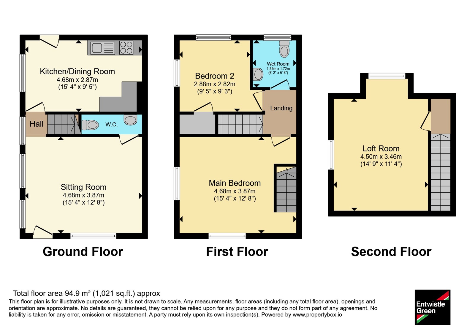 39, Clarence Street, Cheshire floorplan