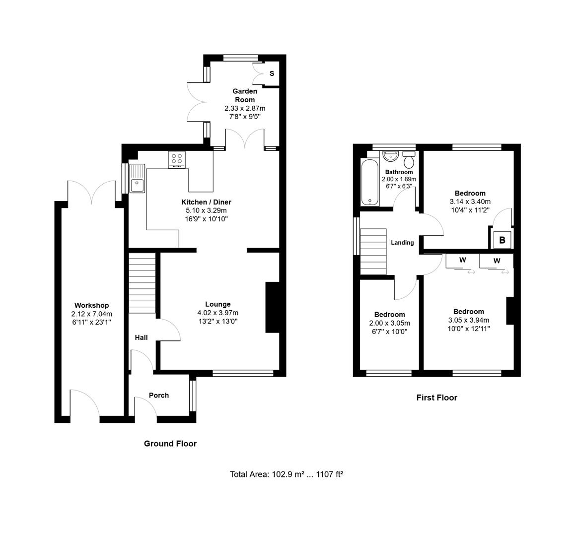 2, Ganton Close, Daventry floorplan