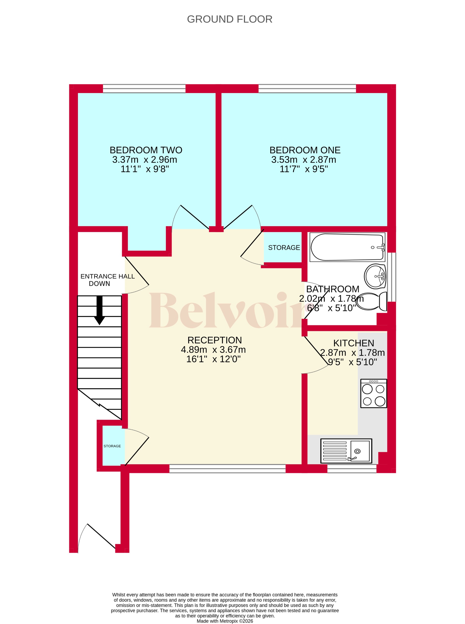 7, Sam Barber Court, Cannock floorplan