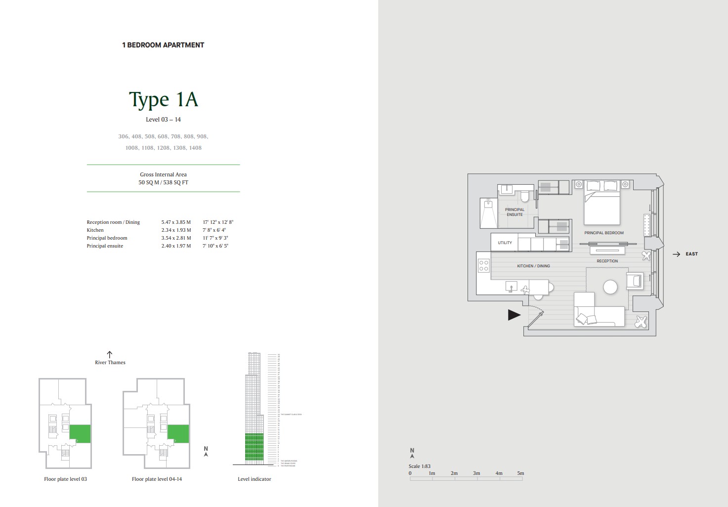 Opus at Bankside Yards, Southbank, SE1, London floorplan