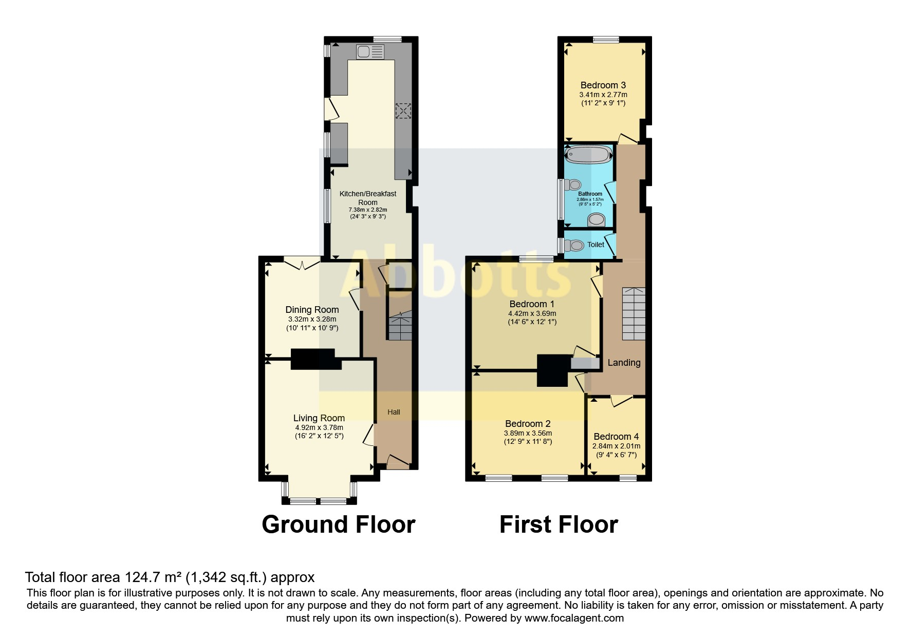64, Upper Cliff Road, Great Yarmouth floorplan