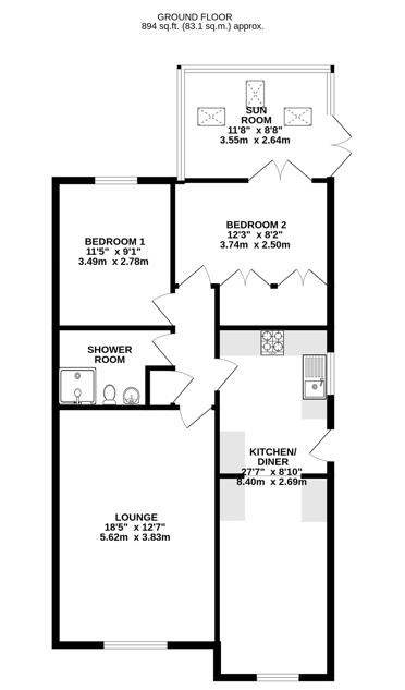 2, Alveston Road, Scunthorpe floorplan