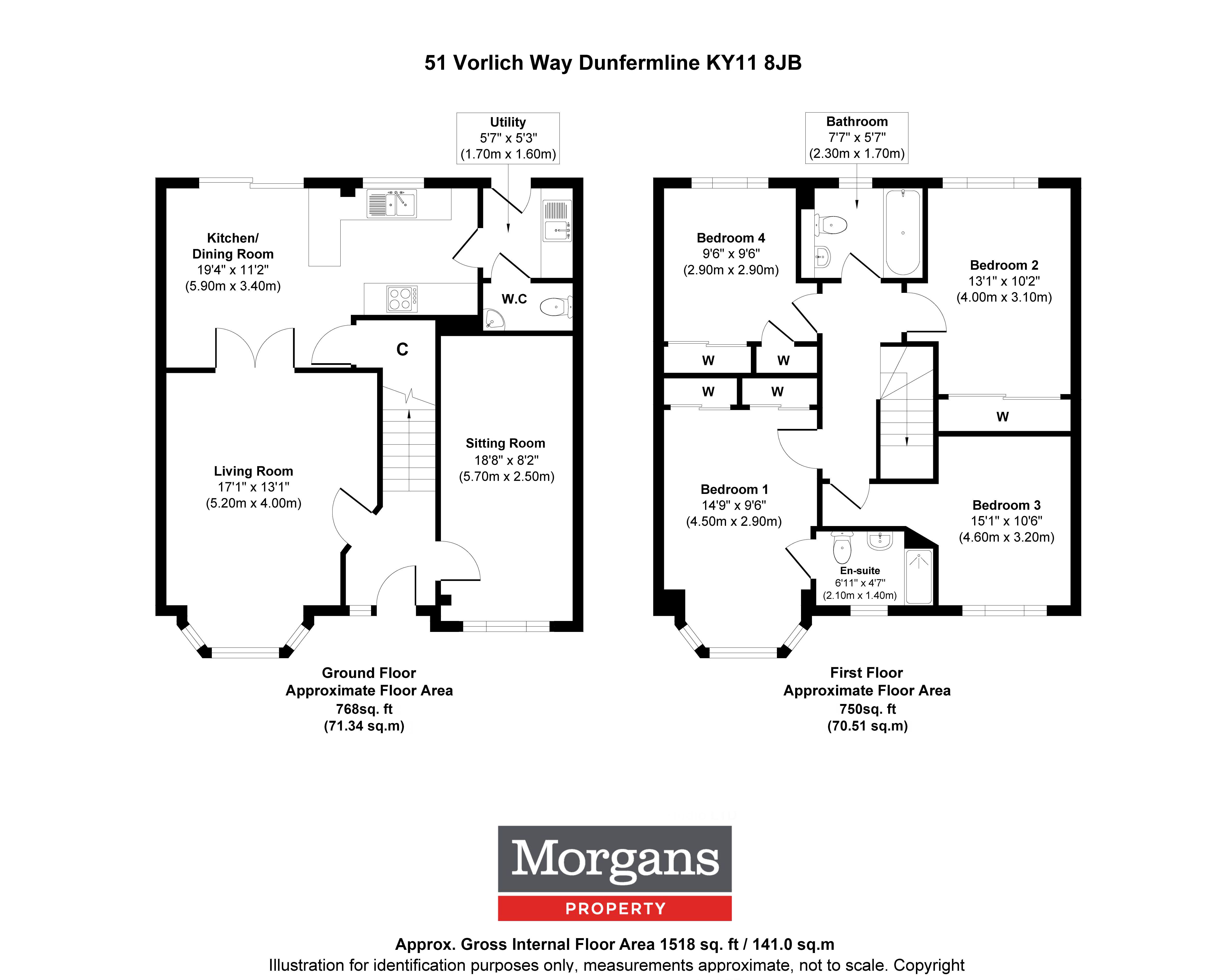51, Vorlich Way, Dunfermline floorplan