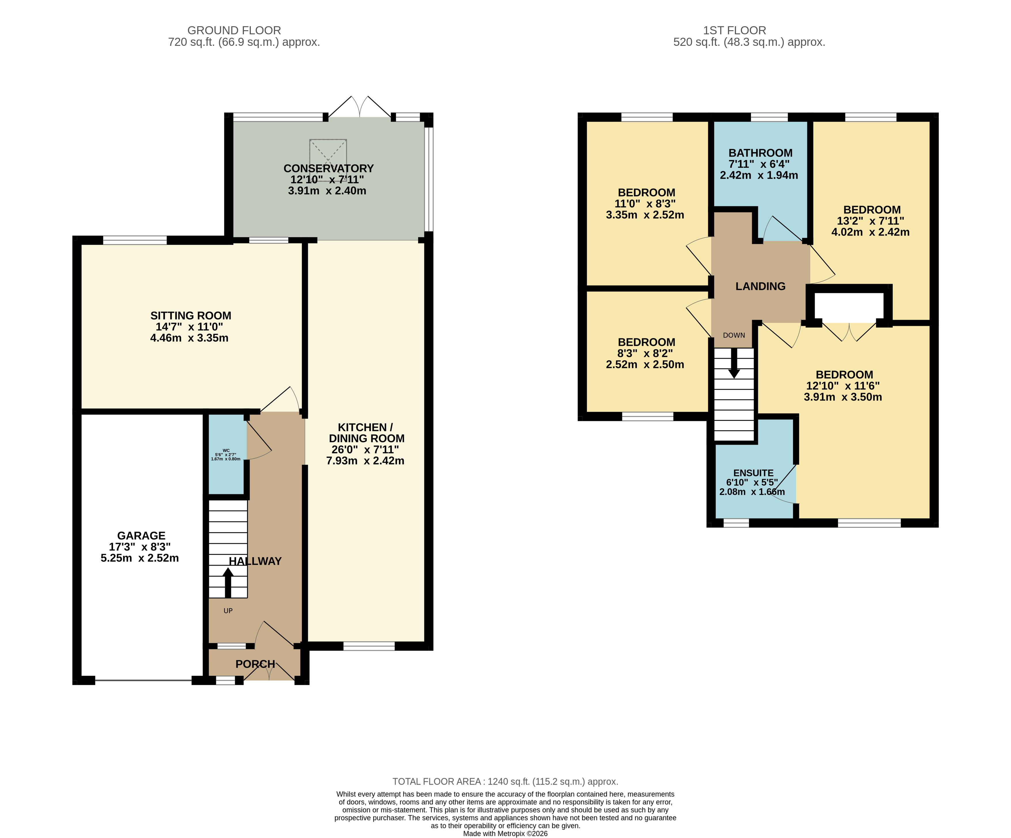 9, Bowler Road, Darley Dale floorplan