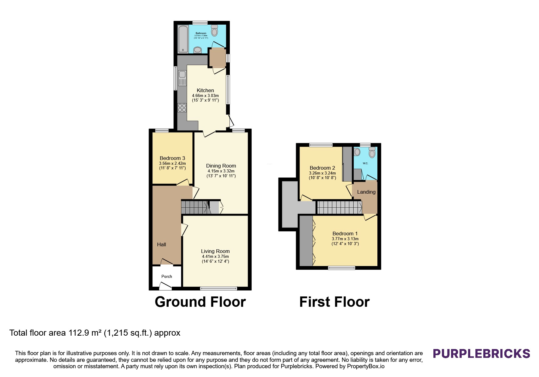 66, Mauchline Road, Cumnock floorplan