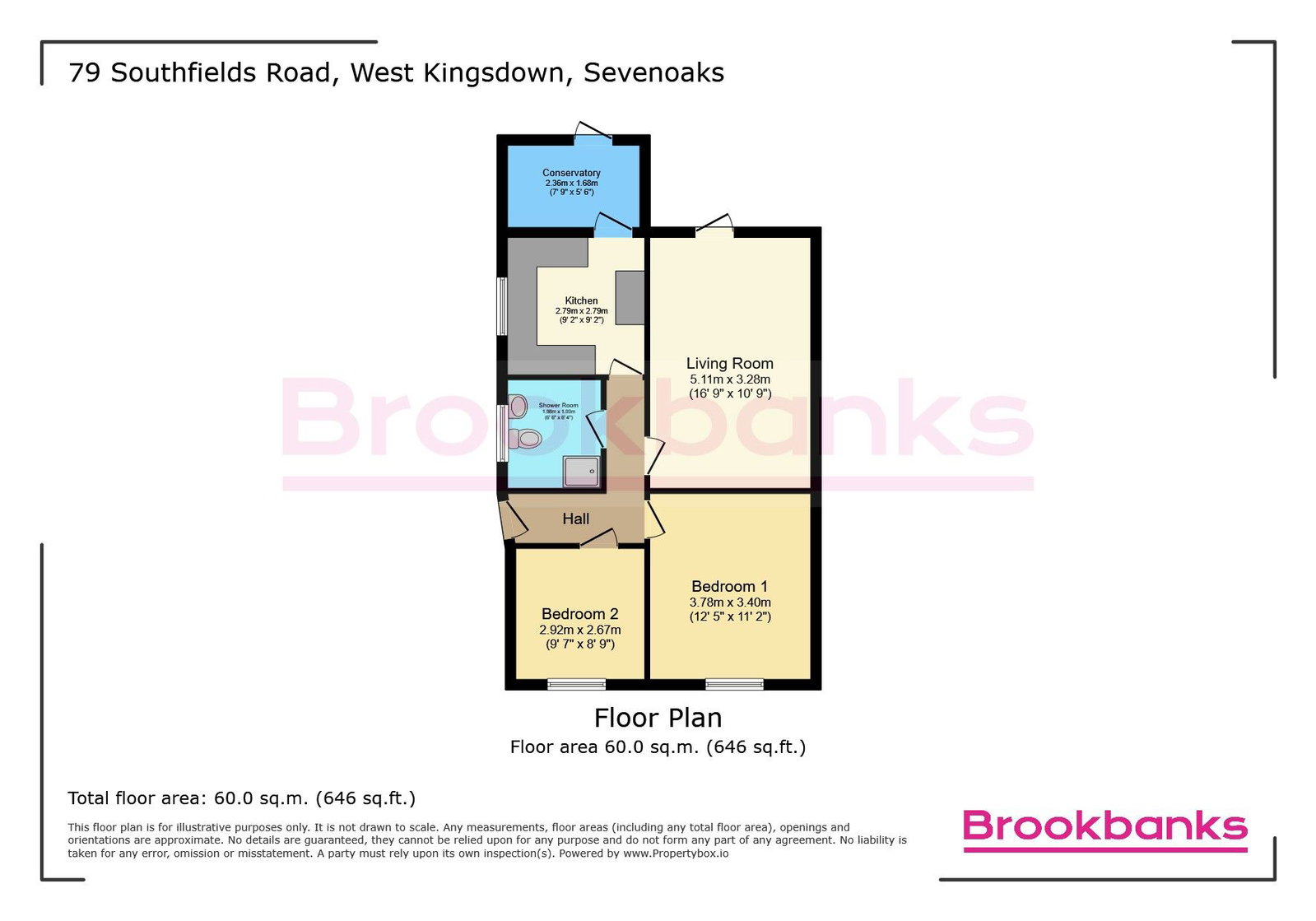 79, Southfields Road, Sevenoaks floorplan