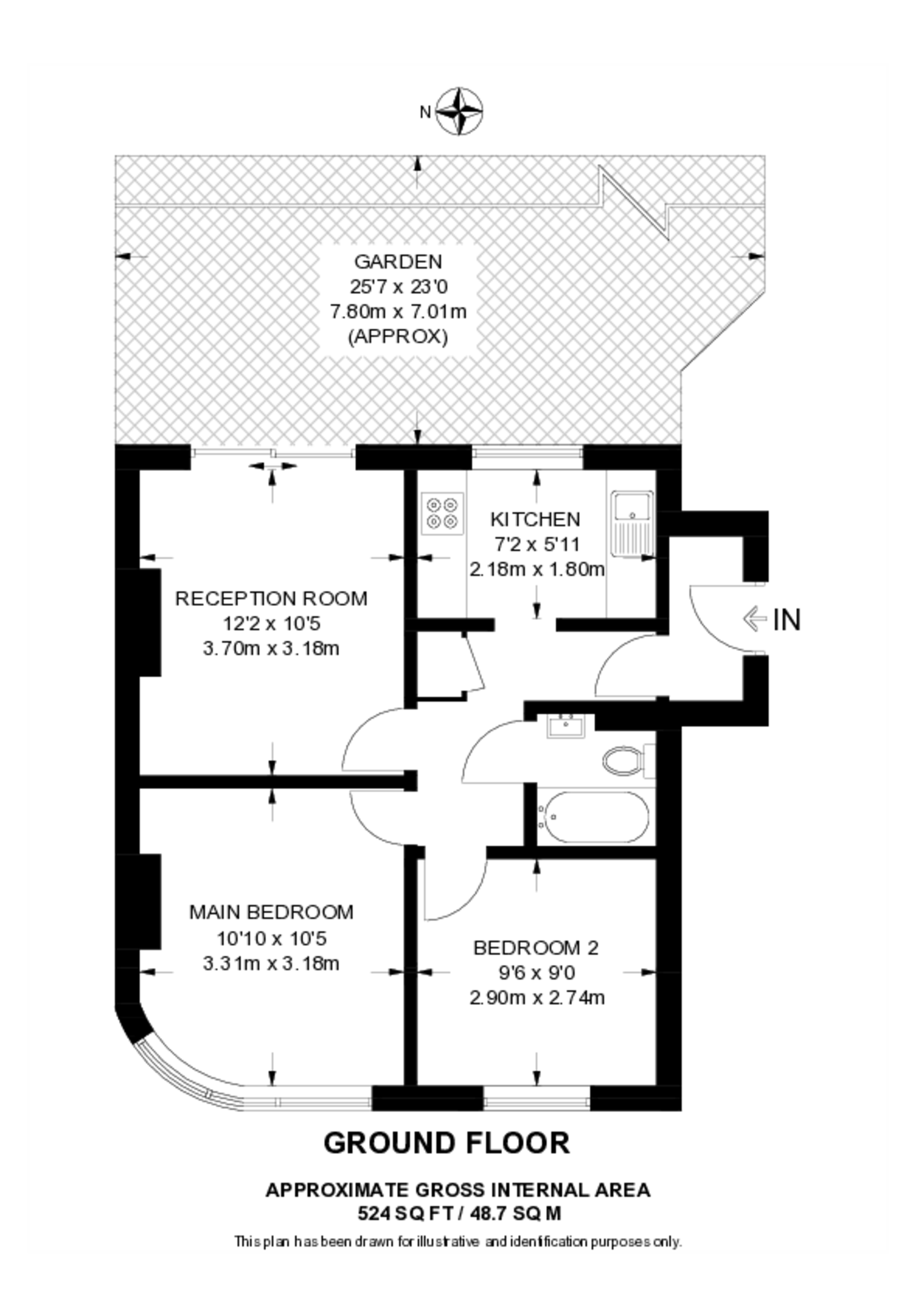 Runnymede, Colliers Wood floorplan
