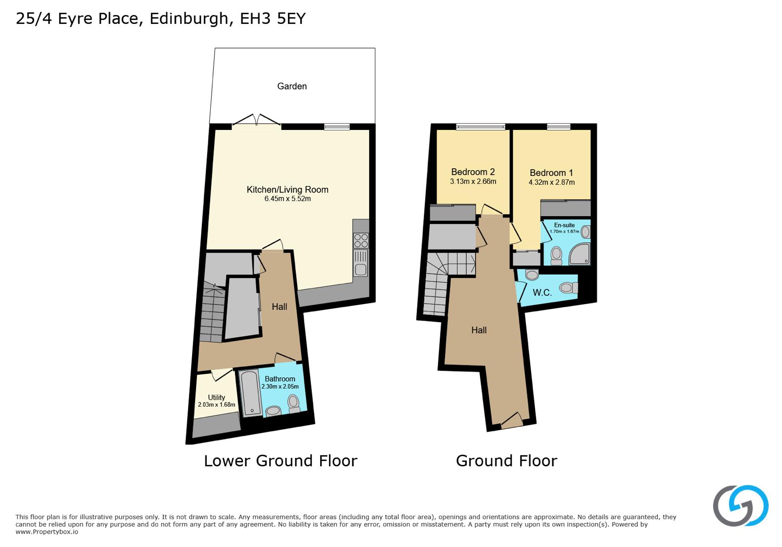 51, Eyre Place, Edinburgh floorplan