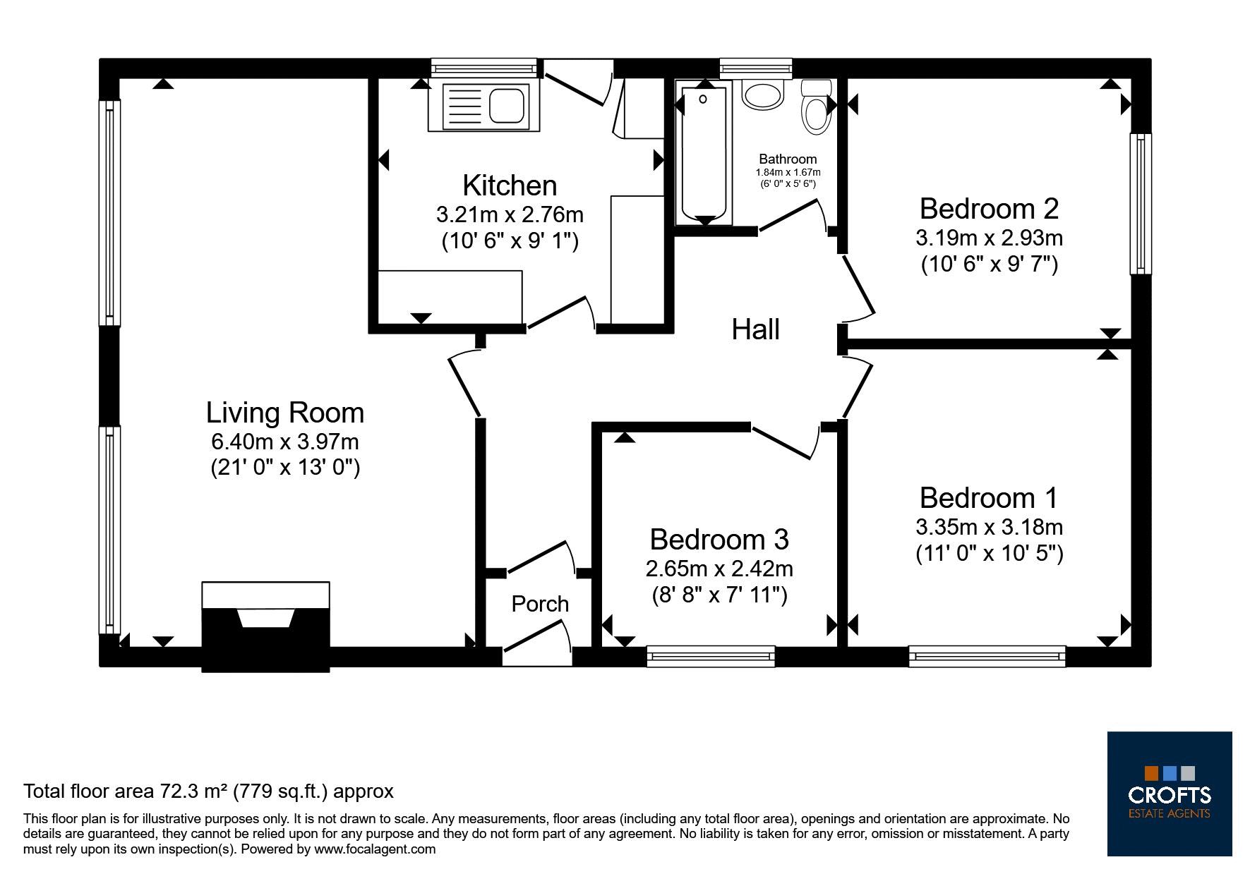 10, Stainton Drive, Immingham floorplan