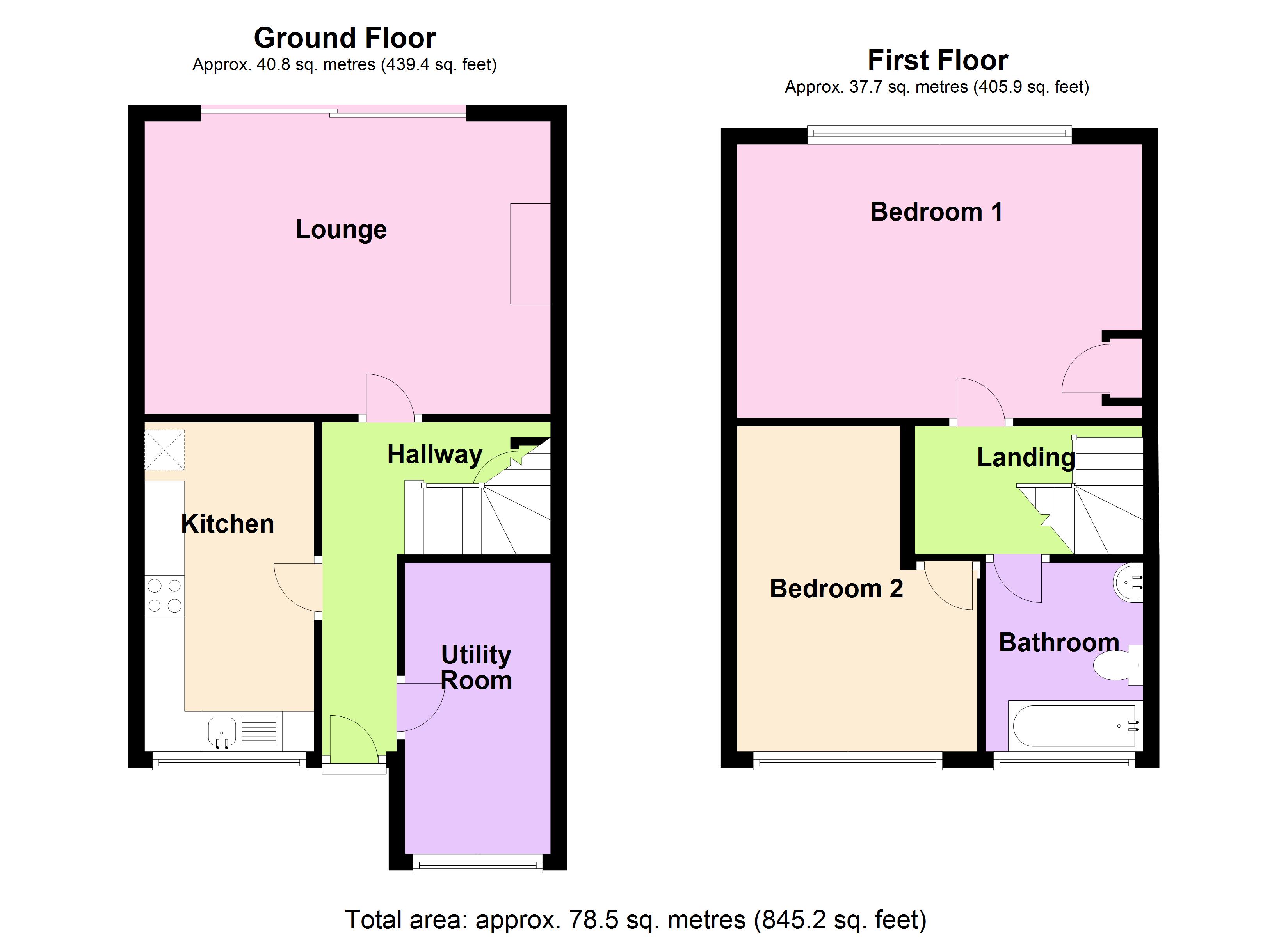 2 Bedrooms Terraced house for sale in Trent Road, Chelmsford, Essex CM1