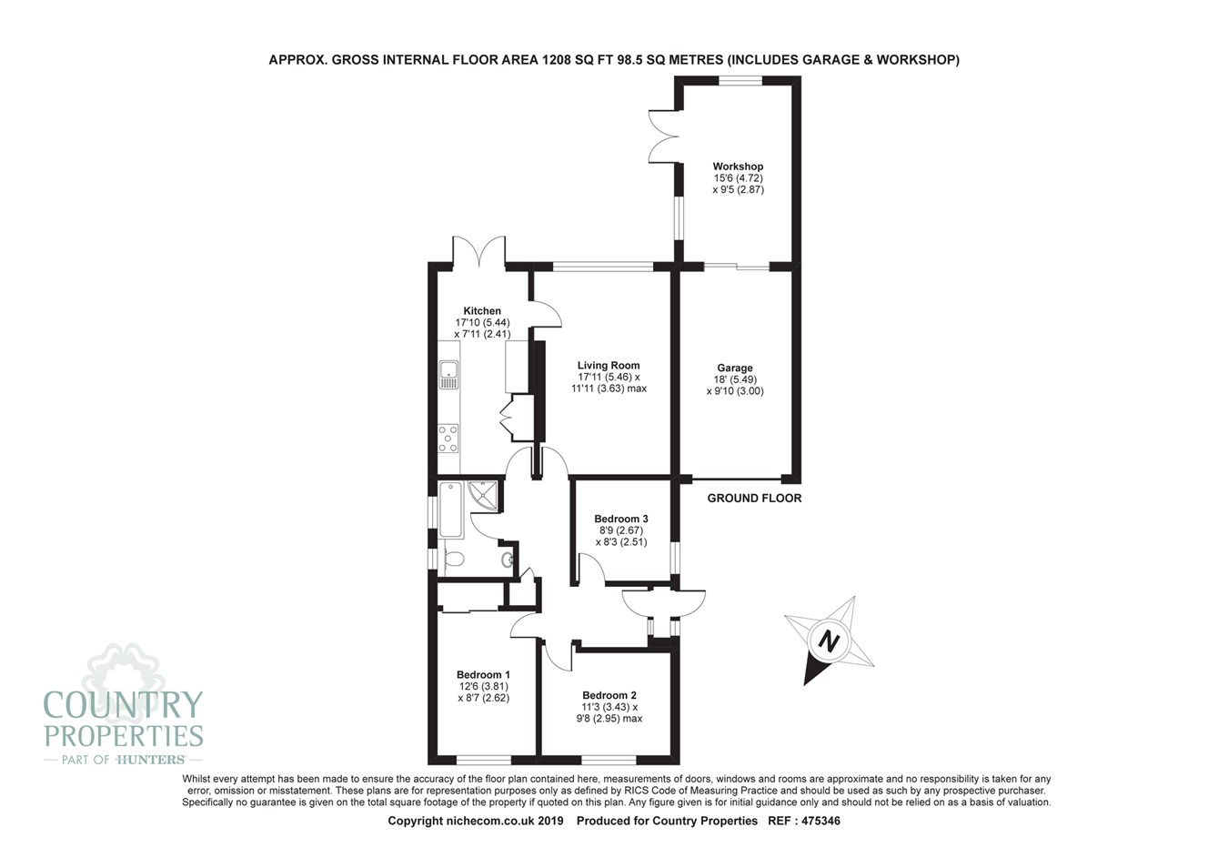 3 Bedrooms Bungalow for sale in Cedar Avenue, Ickleford, Hitchin SG5