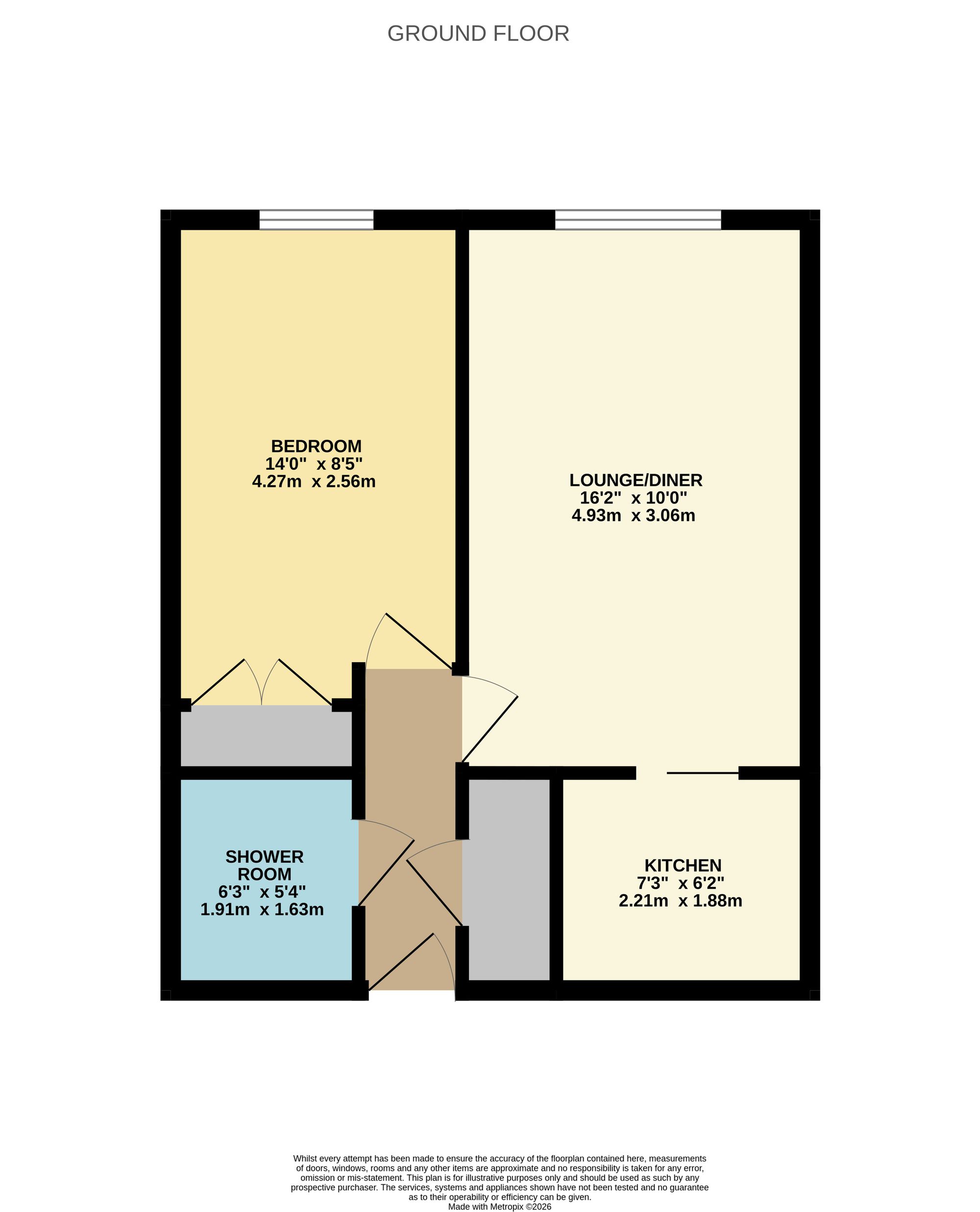 Flat 33 Victor Court, Thornhill Park Road, Thornhill, Southampton floorplan
