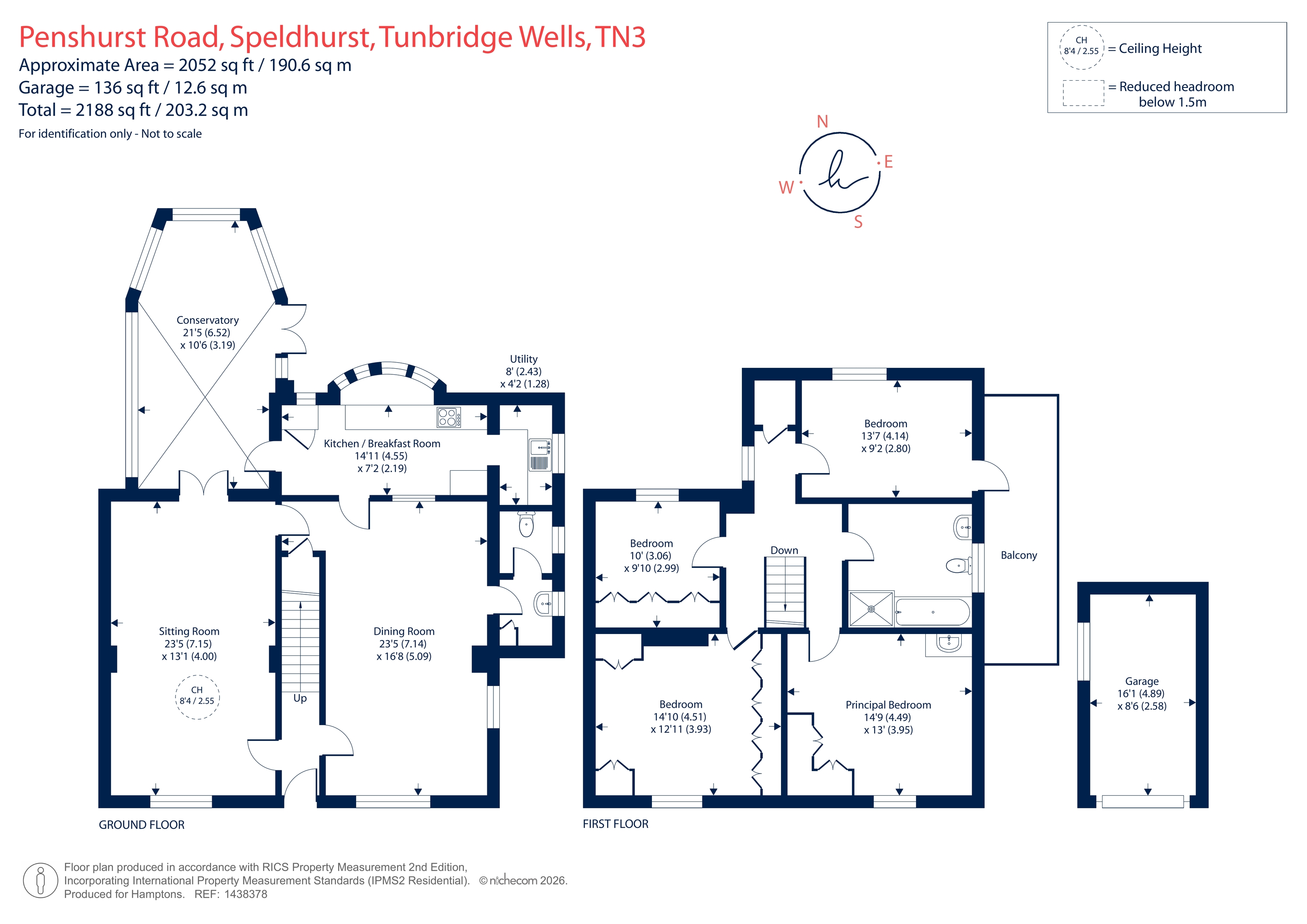 Redhouse, Penshurst Road, Speldhurst floorplan