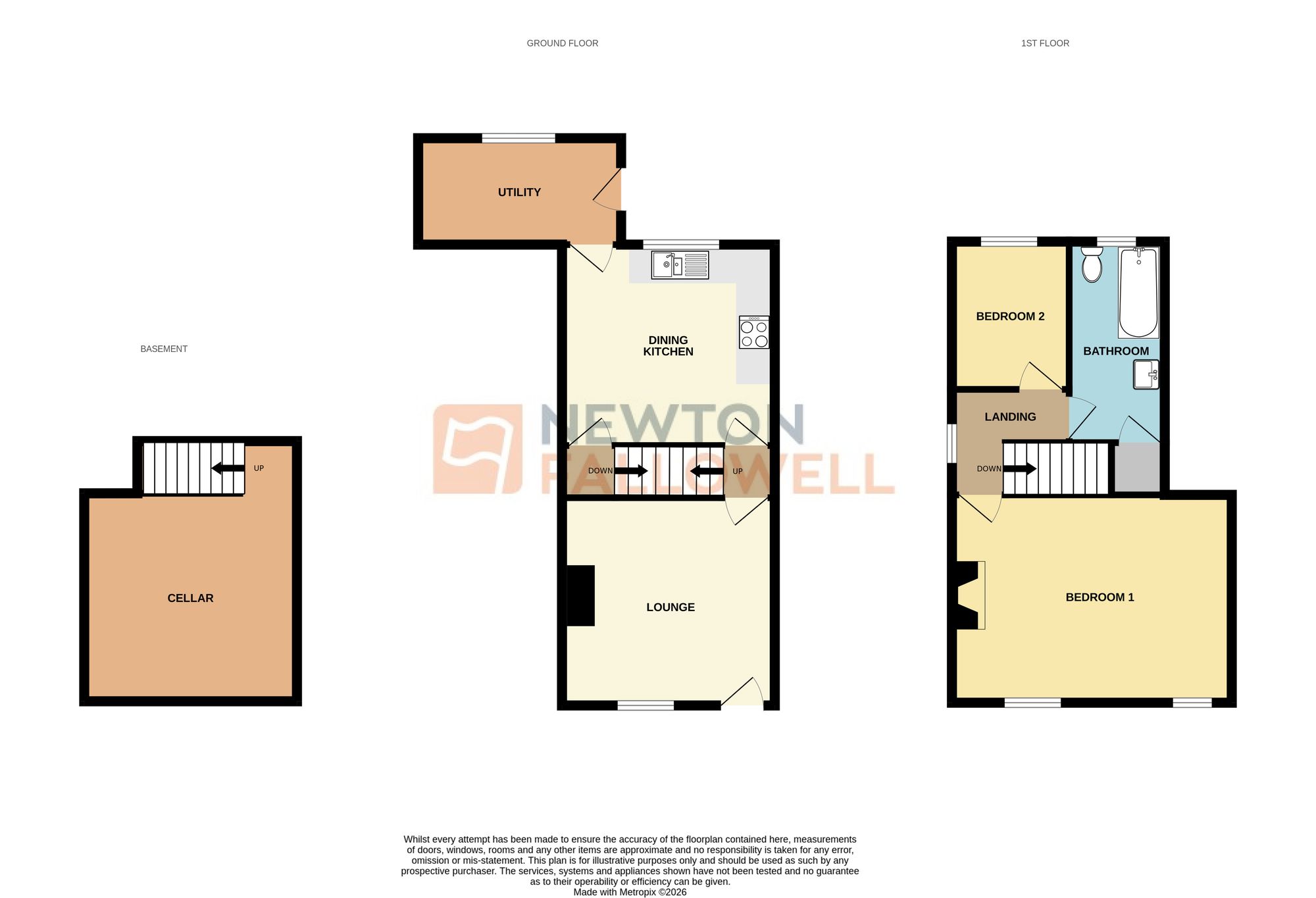 2 Currie Road, Newark floorplan
