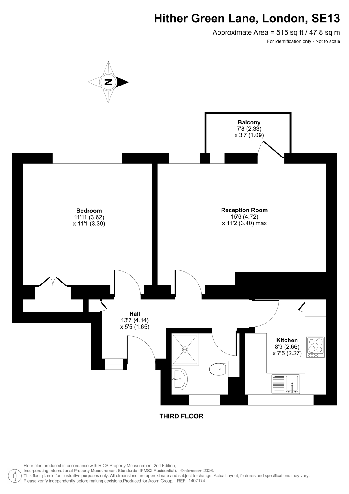 94Q,, Hither Green Lane, London floorplan