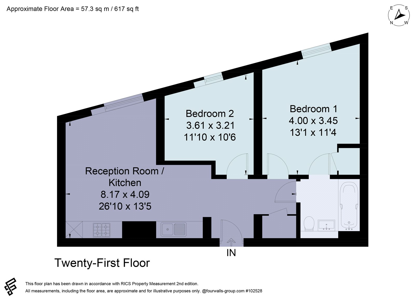 Whitworth Street West, Manchester, Greater Manchester, M1 floorplan
