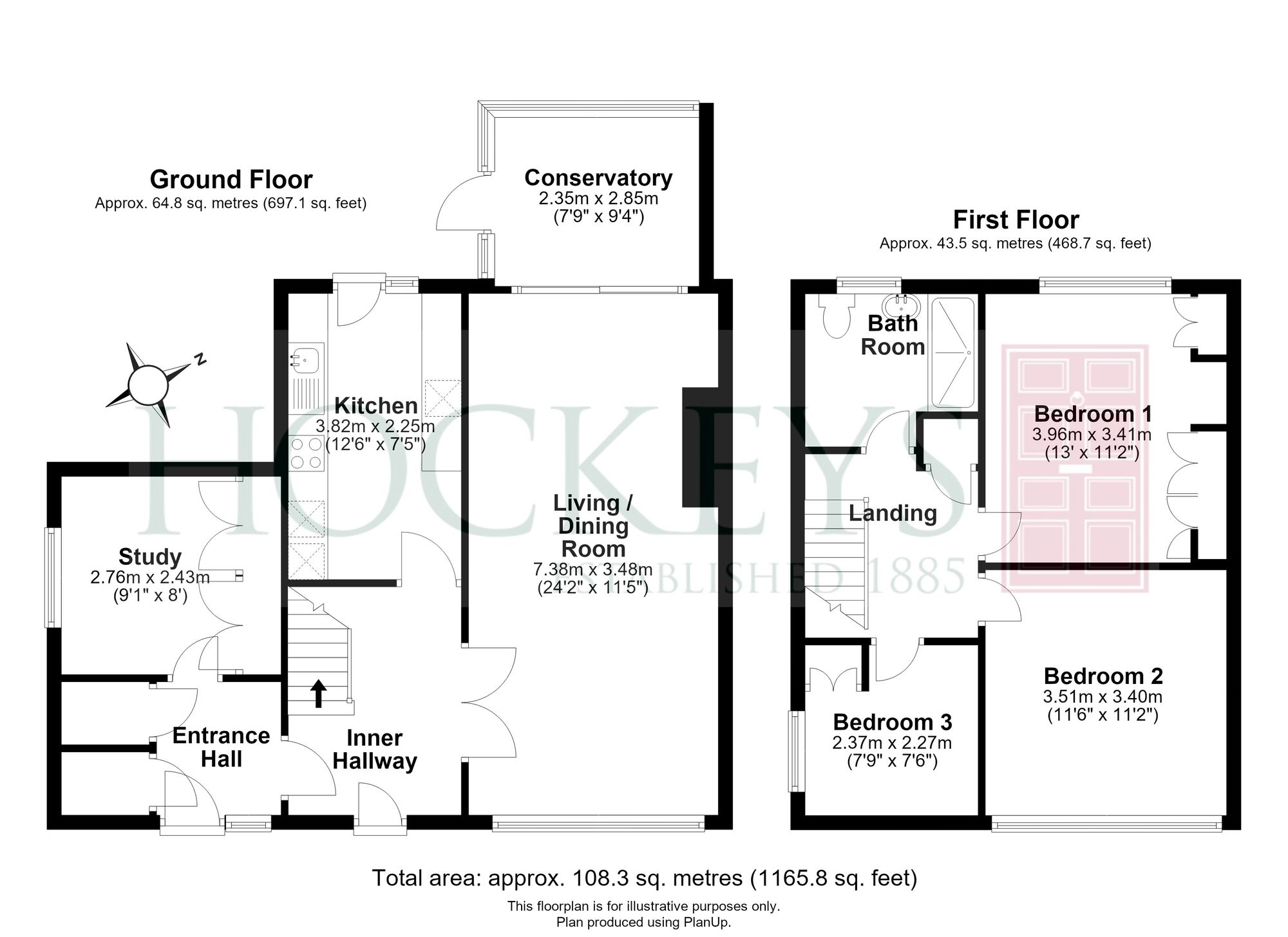 8 Finchams Close, Cambridge floorplan