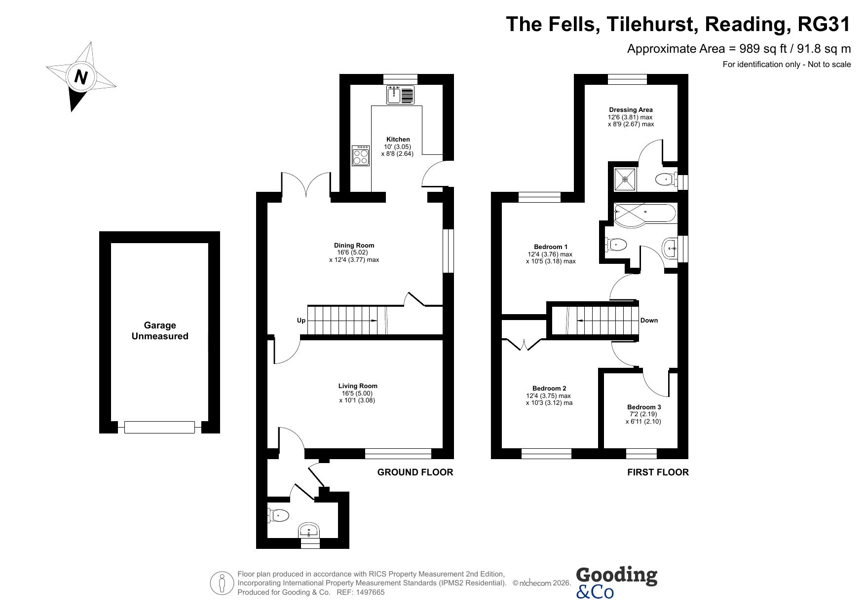 6, The Fells, Reading floorplan