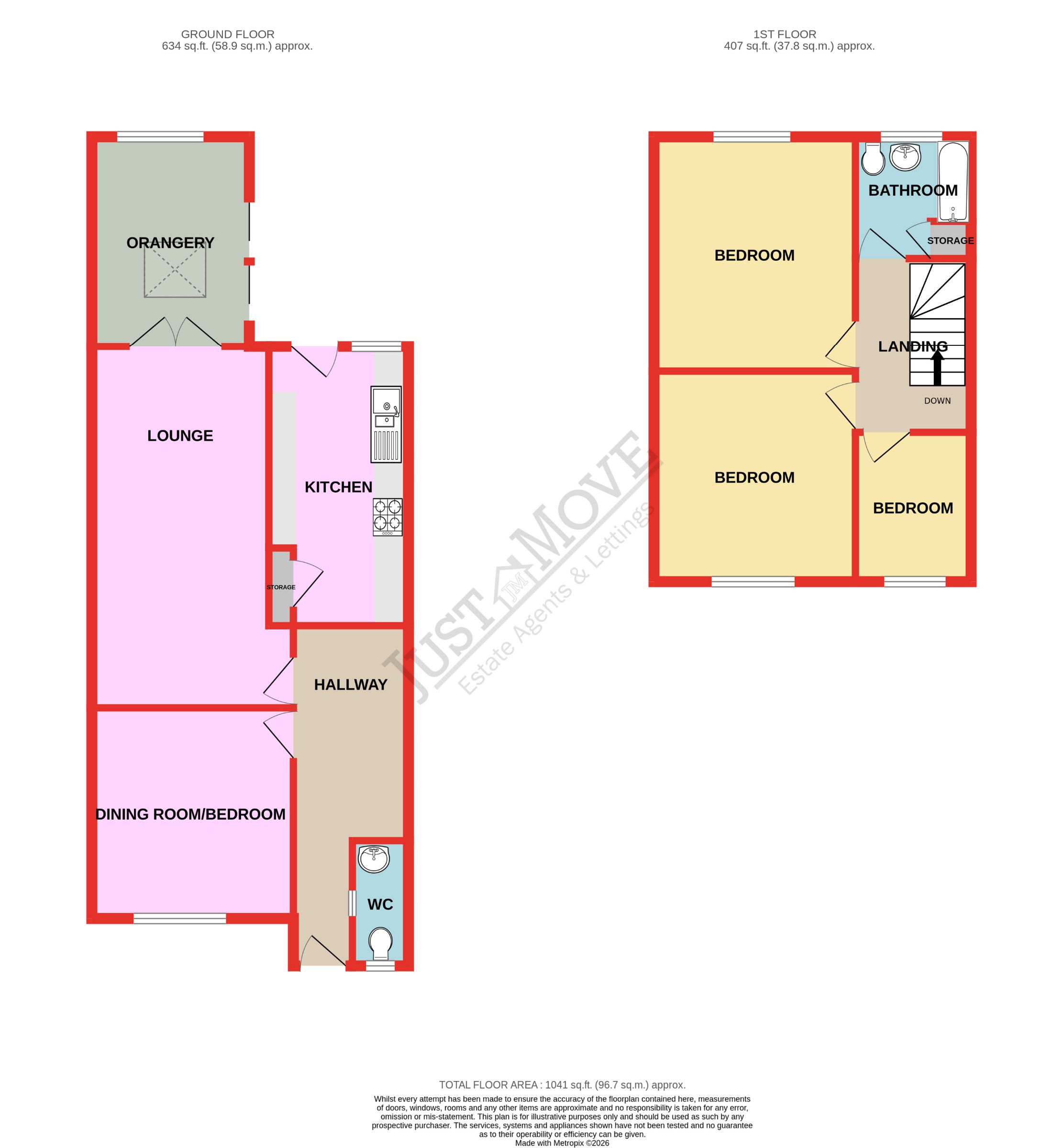 41 Linden Avenue, Birmingham floorplan