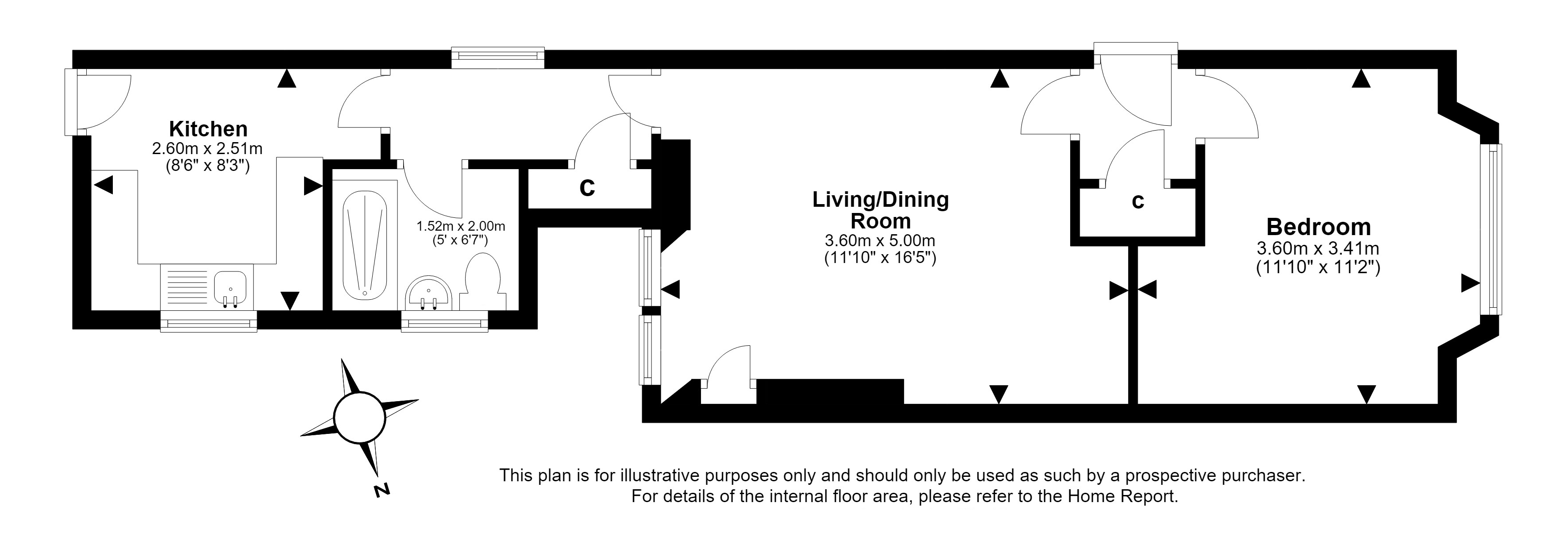 43, Lothian Street, Bonnyrigg floorplan