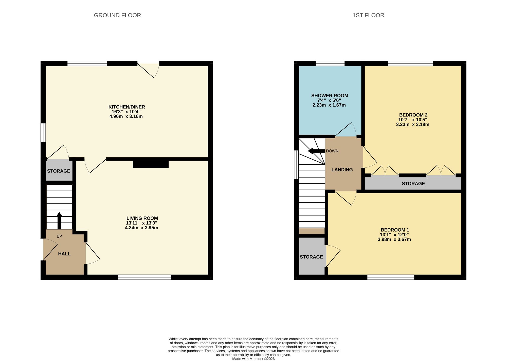 16 Common Lane, Mansfield floorplan