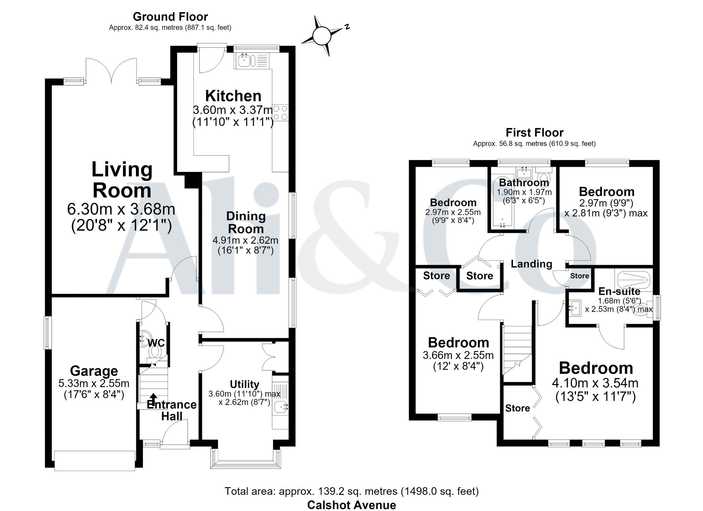 40 Calshot Avenue, Grays floorplan